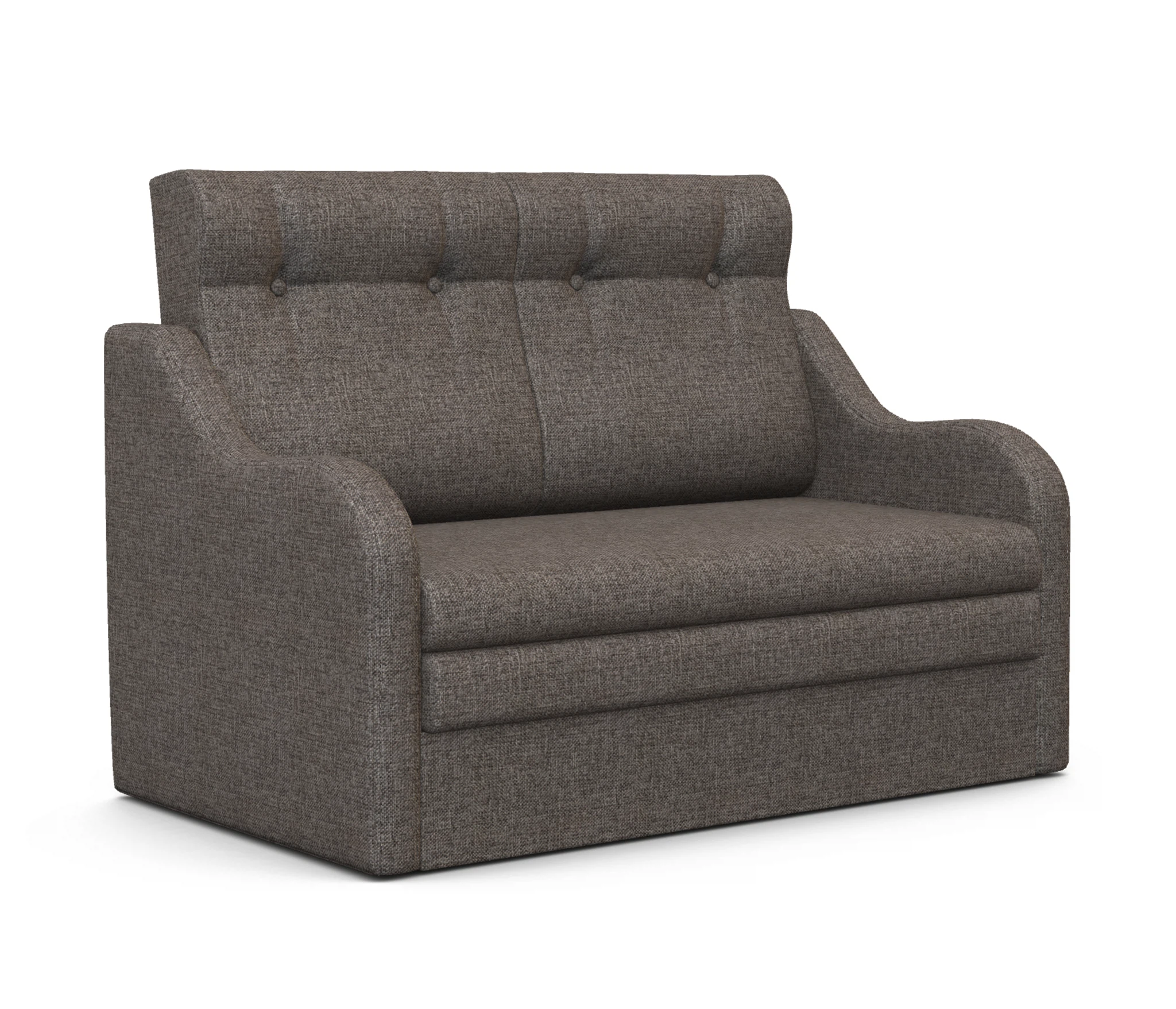 Изображение товара Диван-кровать Классика 2В рогожка коричневый