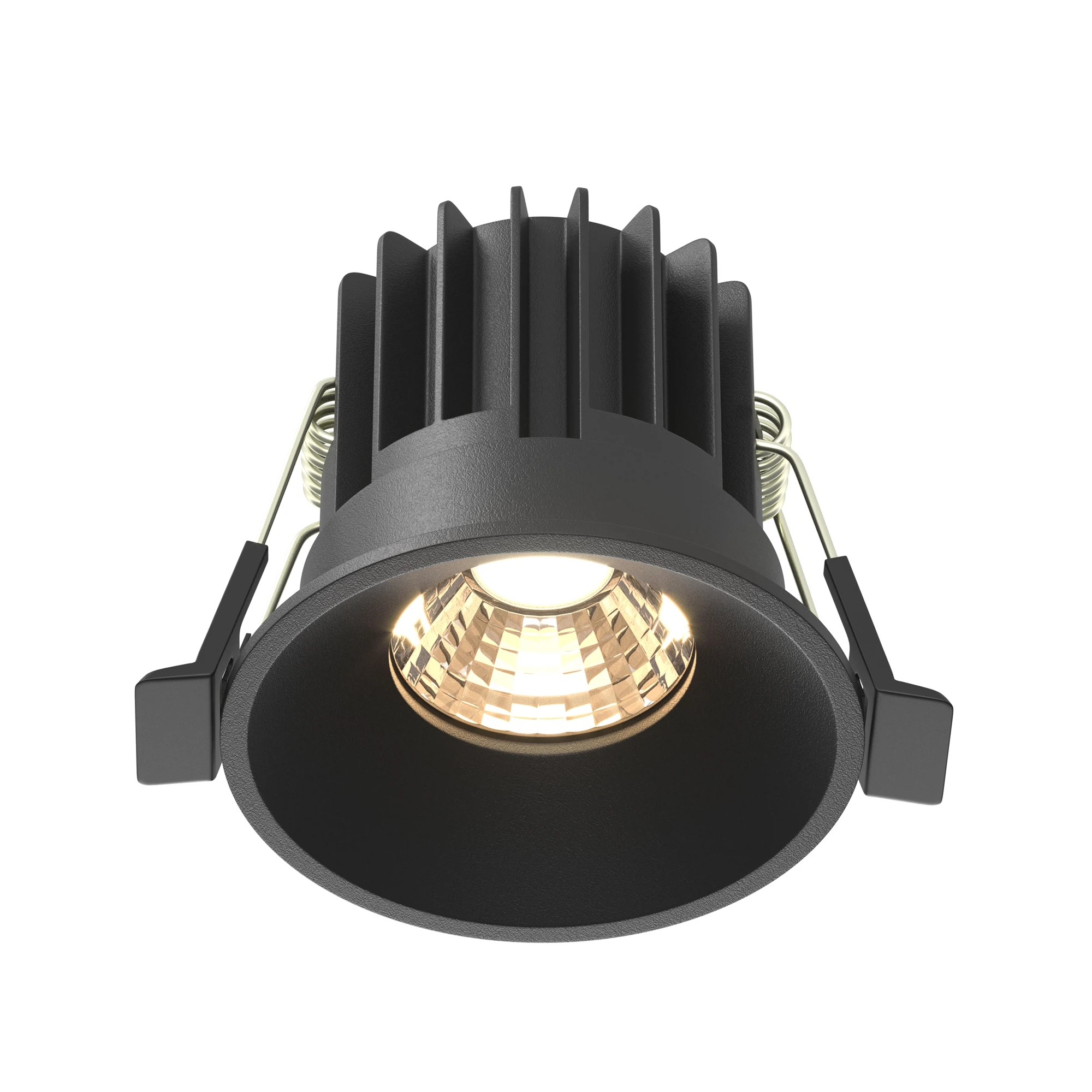Изображение товара Встраиваемый светильник Maytoni Round DL058-7W3K-B черный 7W 3000K