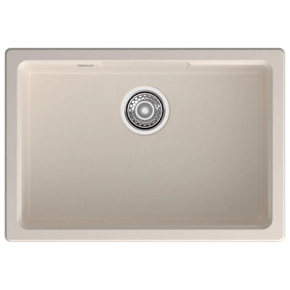 Изображение товара Кухонная мойка GranFest URBAN 4565, белый, кварц