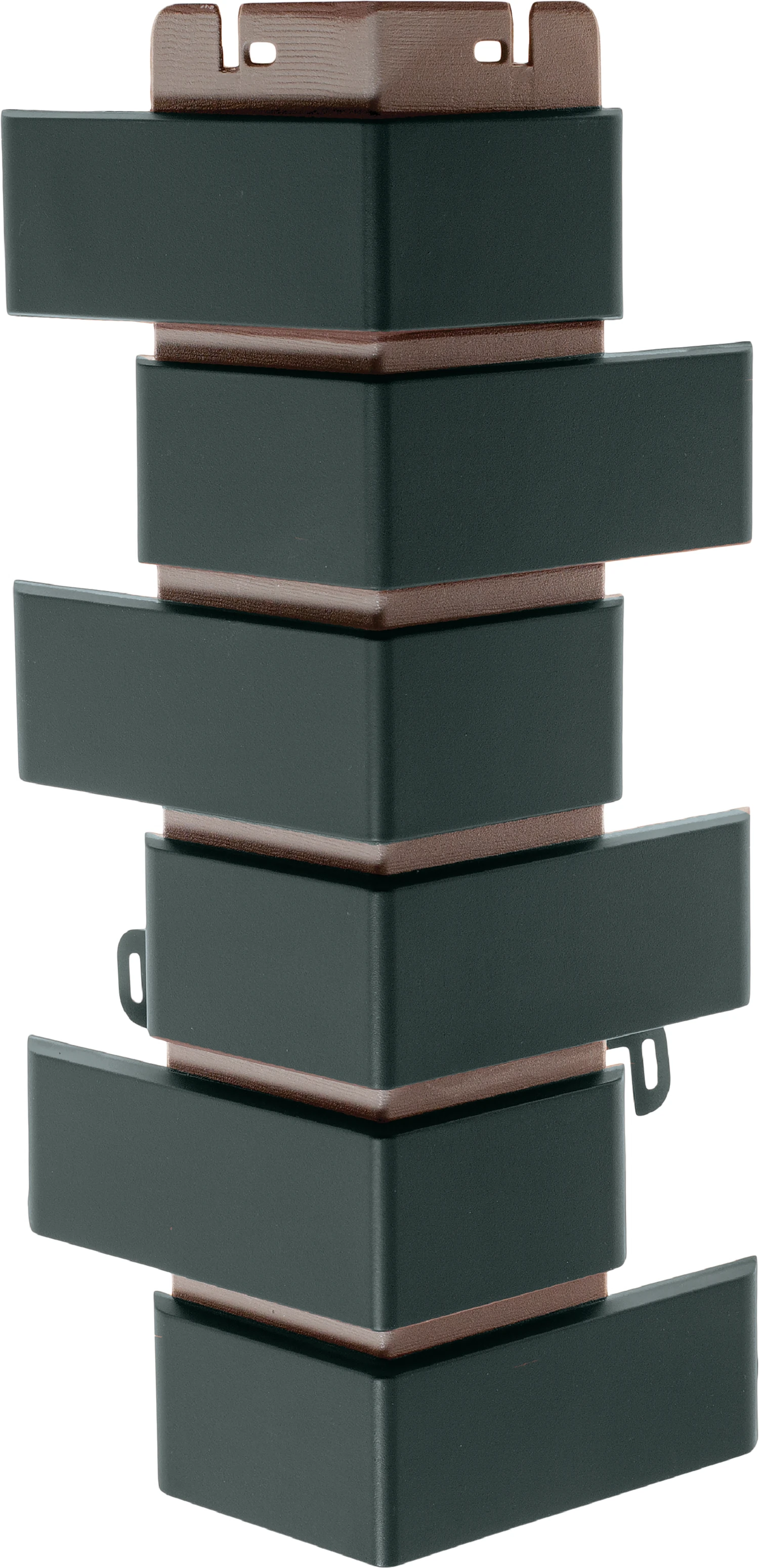 Изображение товара Угол наружный Клинкерный Графит 450х160 мм Альта Профиль для фасада