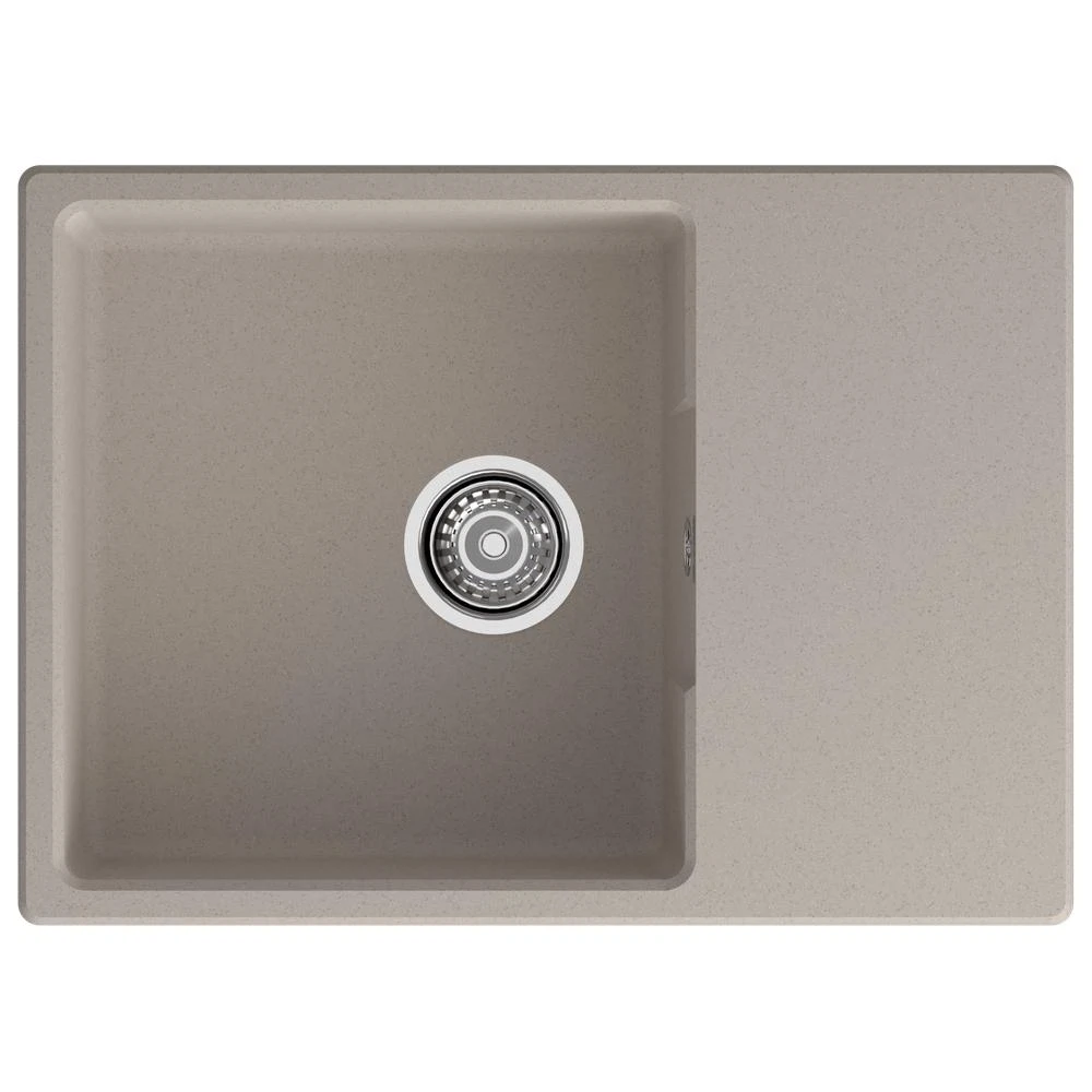 Изображение товара GranFest URBAN 668L песочный — кварц, врезная, 680×490 мм, 1 чаша