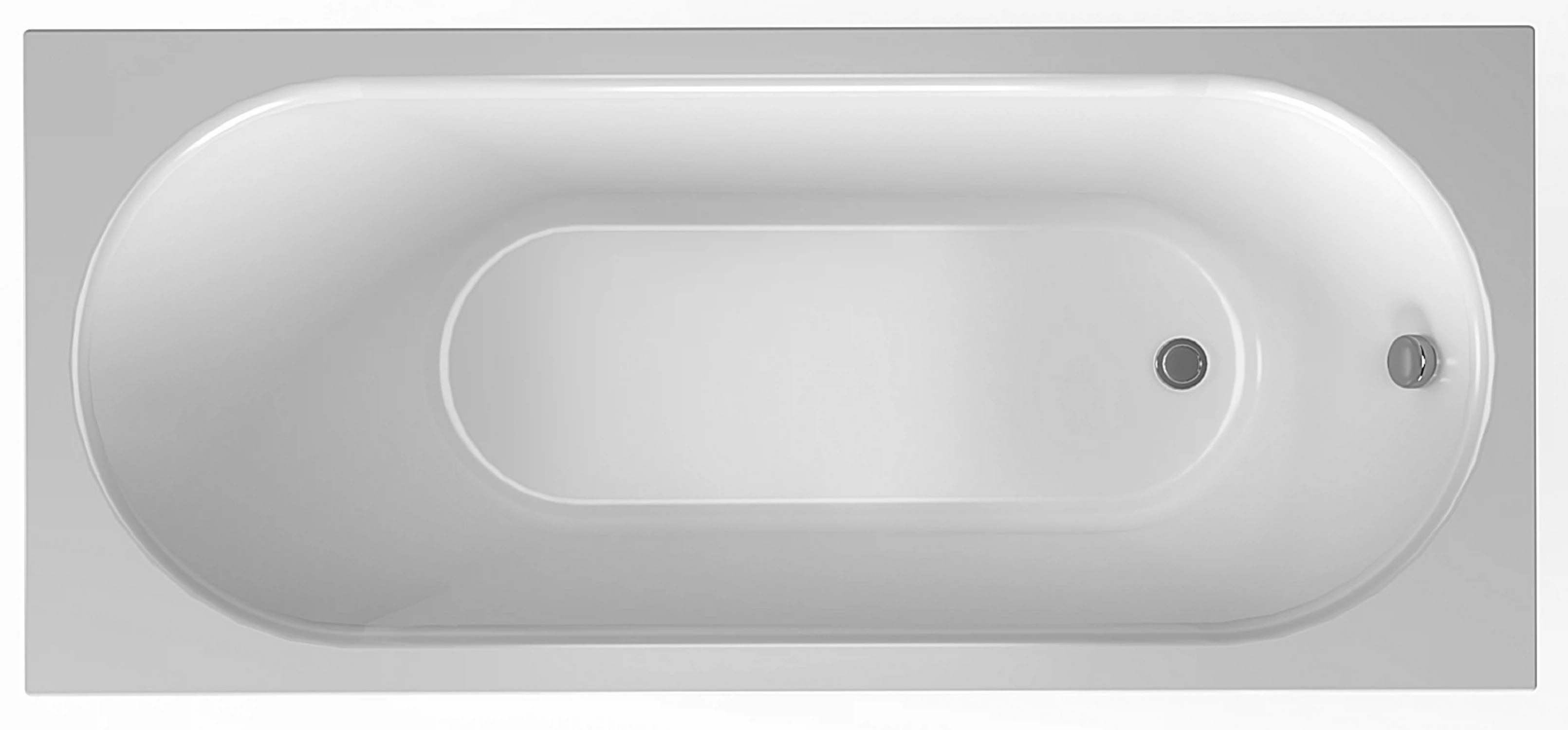 Изображение товара Ванна акриловая прямоугольная Erlit MODERN 170 для комфортного отдыха