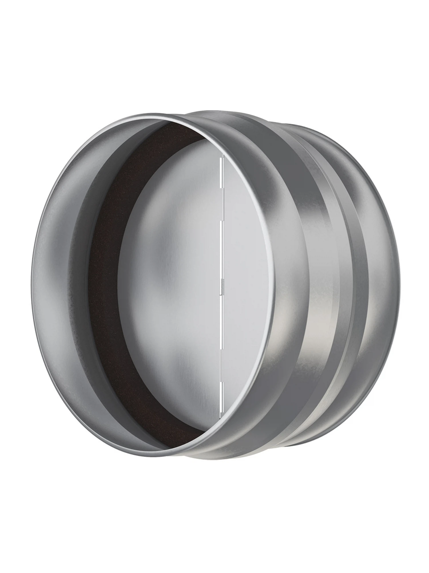 Изображение товара Соединитель СКц D100 оцинкованный ERA PRO обратный клапан для вентиляции 100 мм