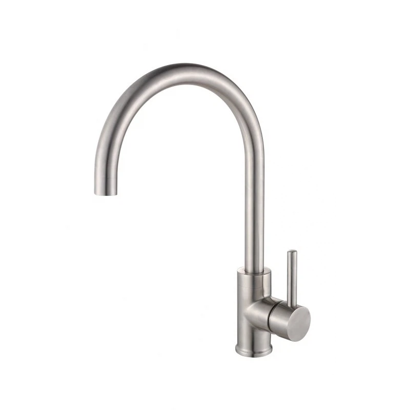 Изображение товара Смеситель для кухни D-Lin H155315 сатин, нержавеющая сталь, 5 лет гарантии