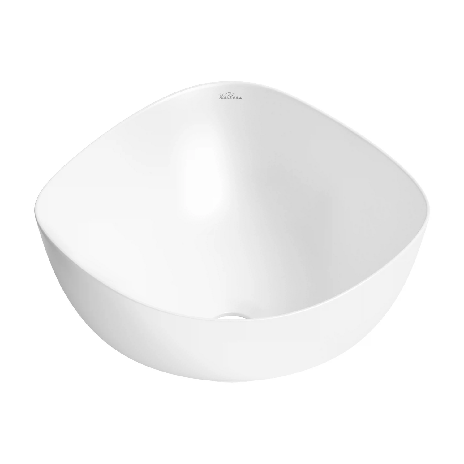 Изображение товара Накладная раковина для ванной Wellsee Nexus Flex асимметричная 38х36 см