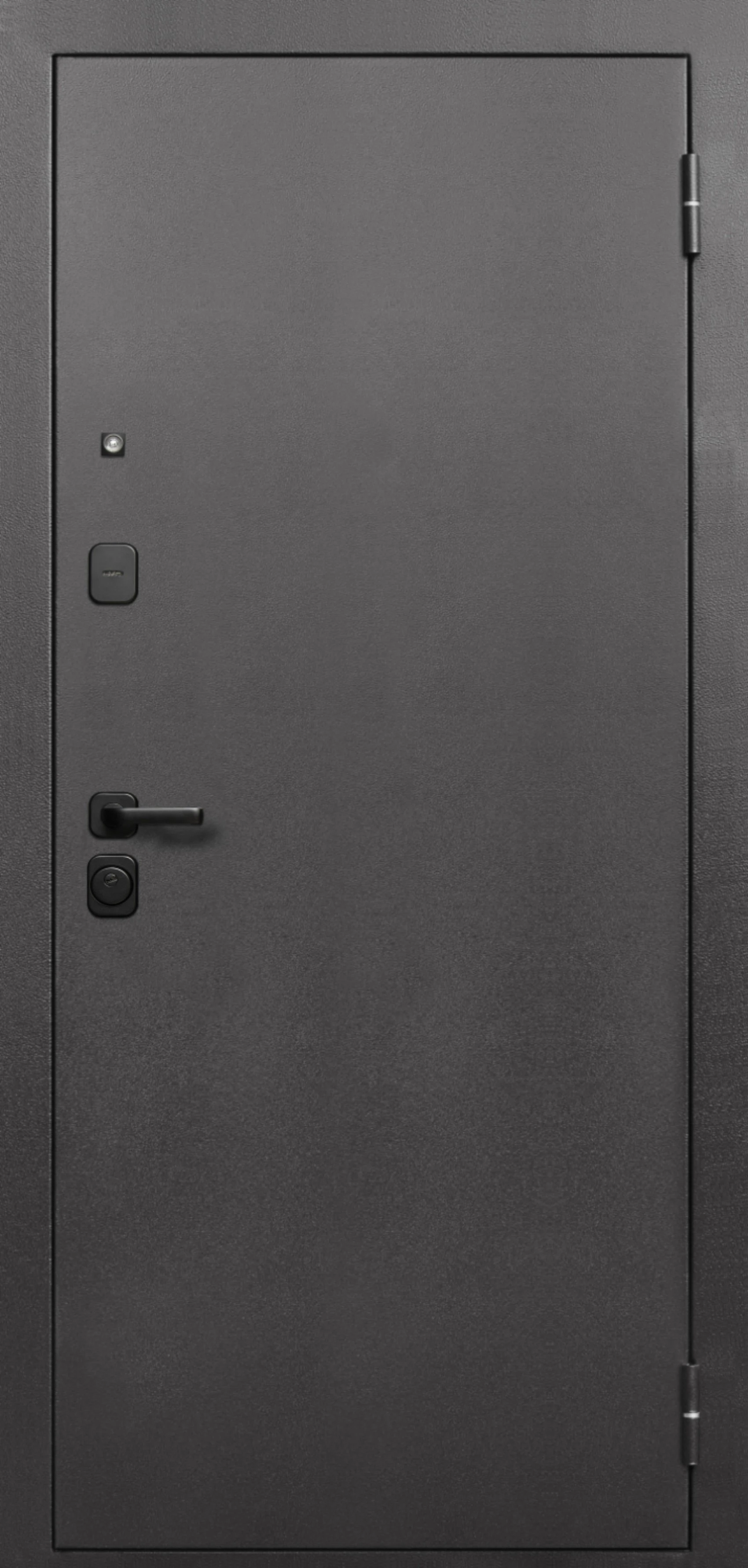 Изображение товара Дверь мет. Ф2 Гарда 7 см Зеркало Серебро Белый матовый 960 левая