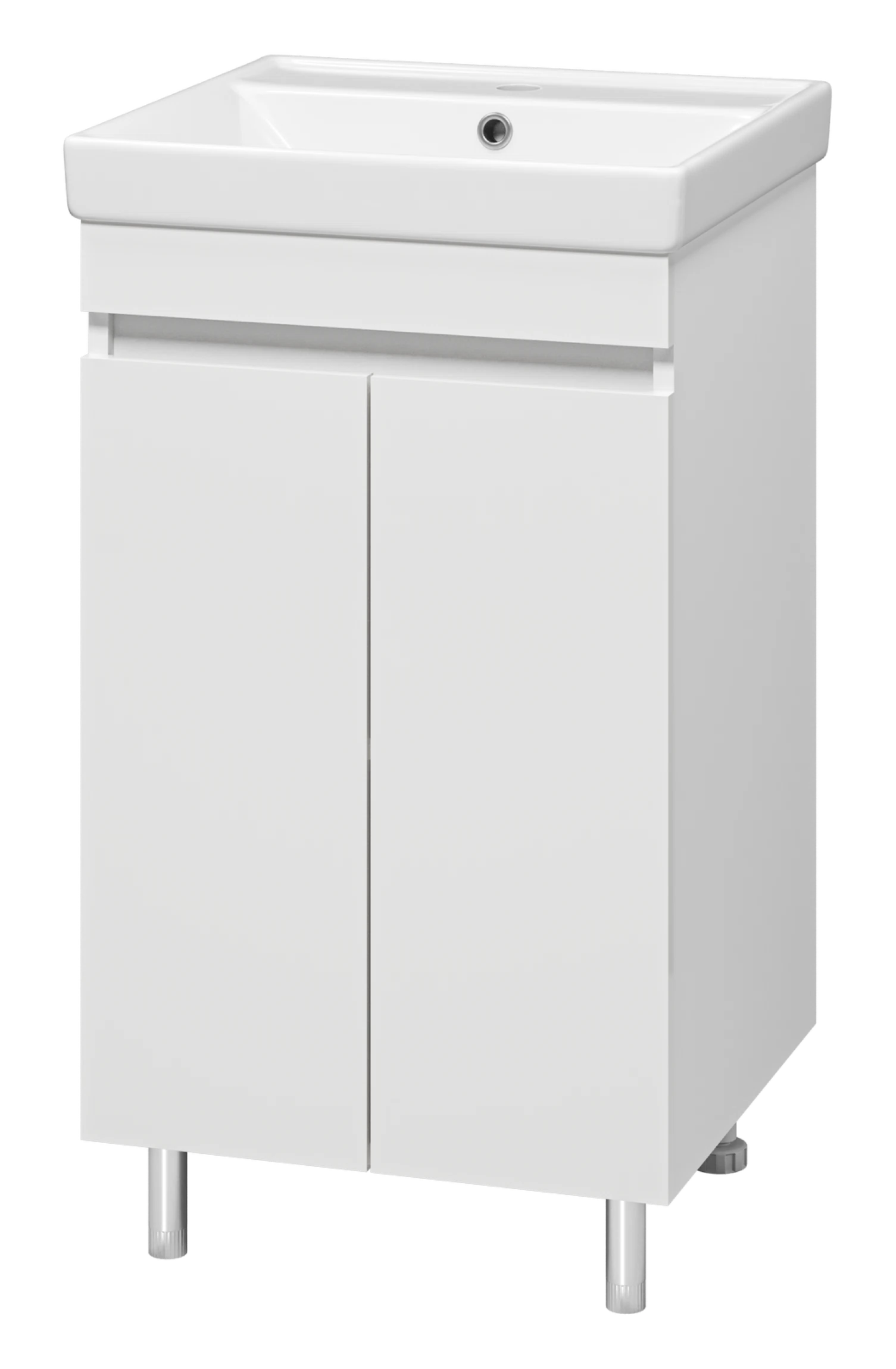 Изображение товара Тумба с раковиной напольная Misty ЕНИСЕЙ 466 мм. УТ000009441 белый