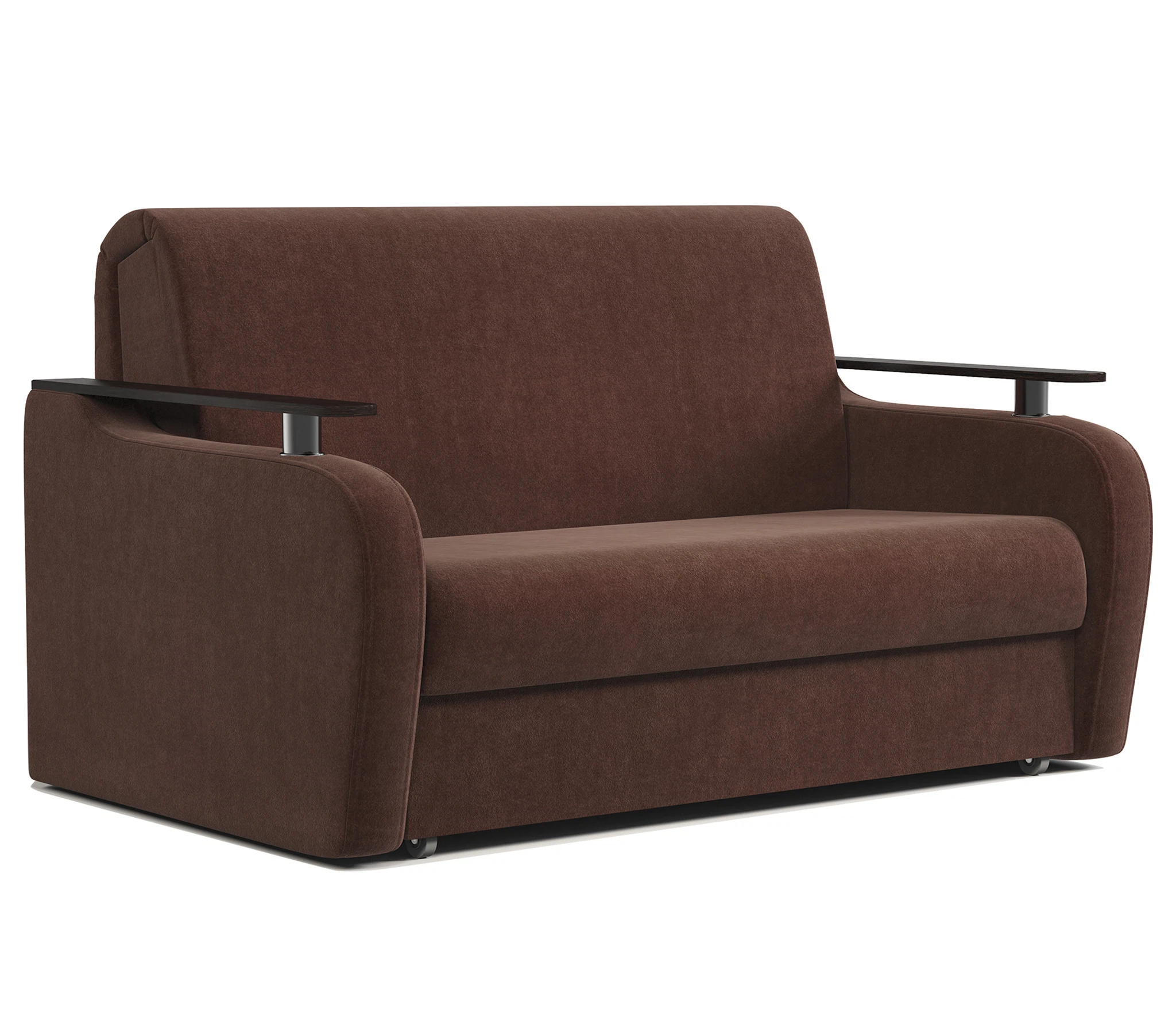 Изображение товара Диван аккордеон Гранд Д 120 велюр Дрим шоколад
