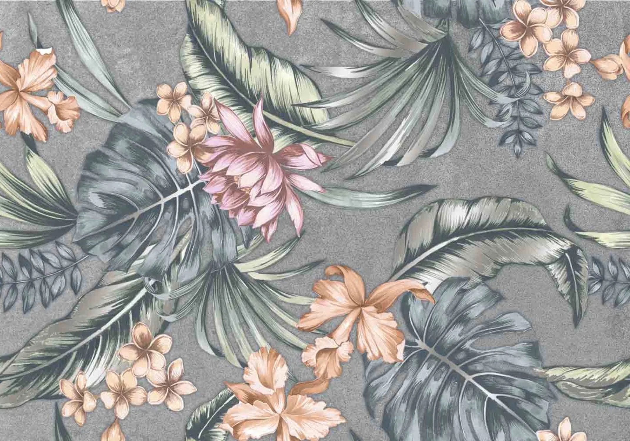 Изображение товара Декор AXIMA Дорадо D1 28х40 с растительным рисунком