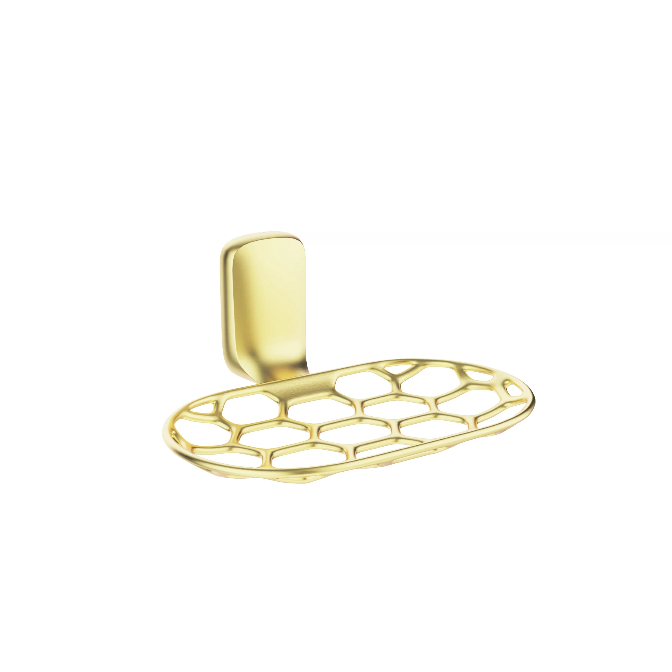 Изображение товара Металлическая мыльница решетка GOLD KLEBER для ванной комнаты