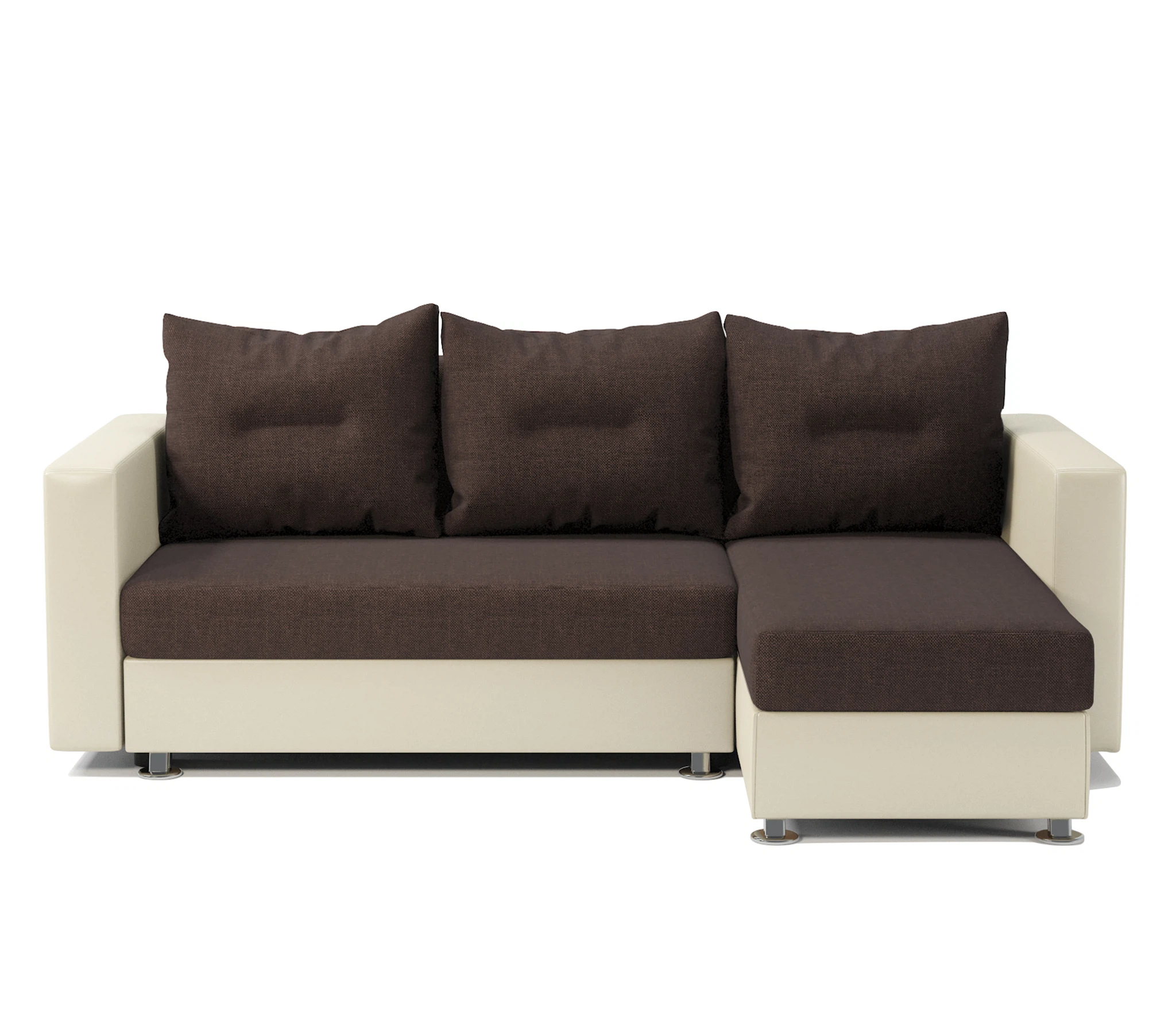 Изображение товара Угловой диван Ария Гамма с механизмом еврокнижка и вместительным ящиком