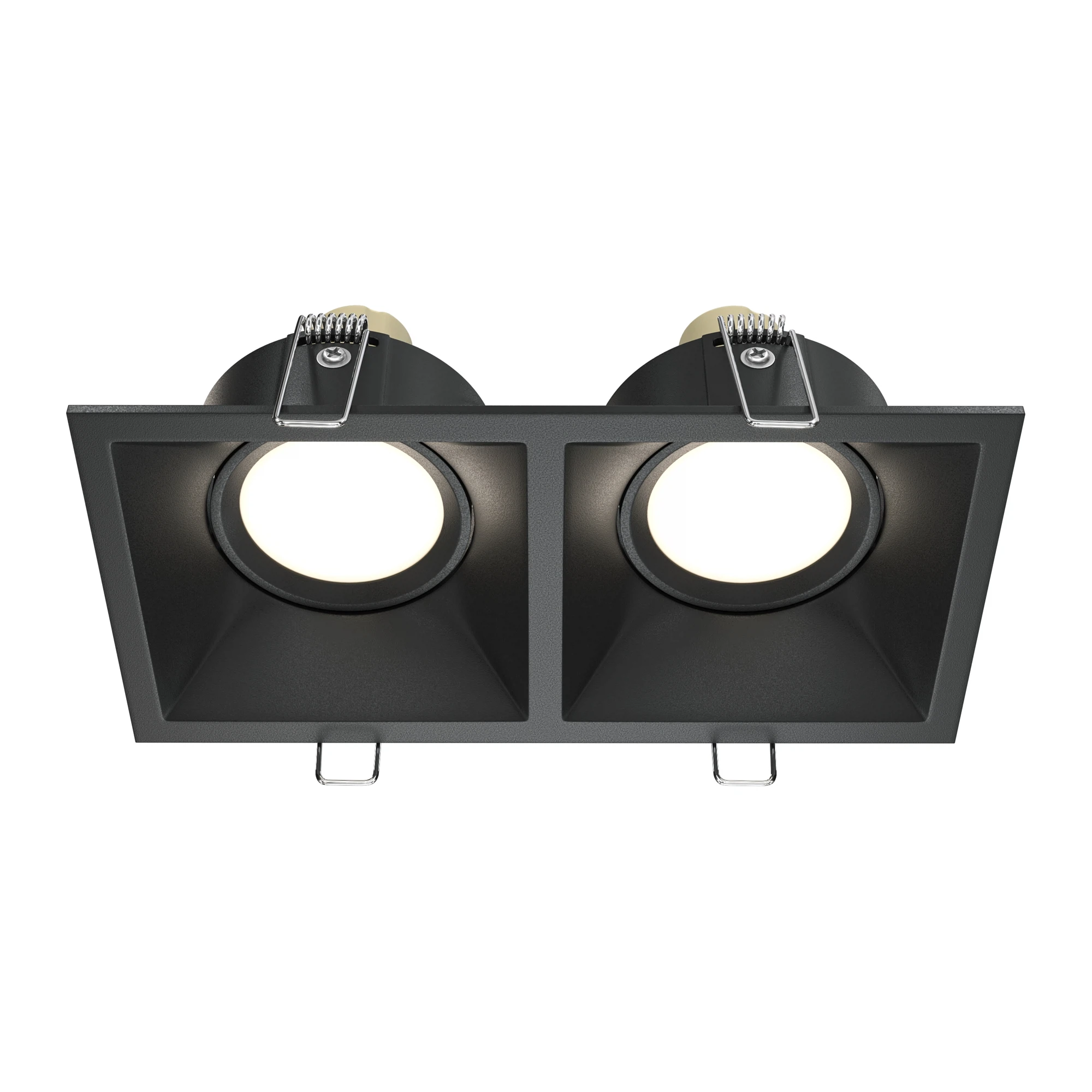 Изображение товара Встраиваемый светильник Maytoni Technical Dot DL029-2-02B черный белый потолочный