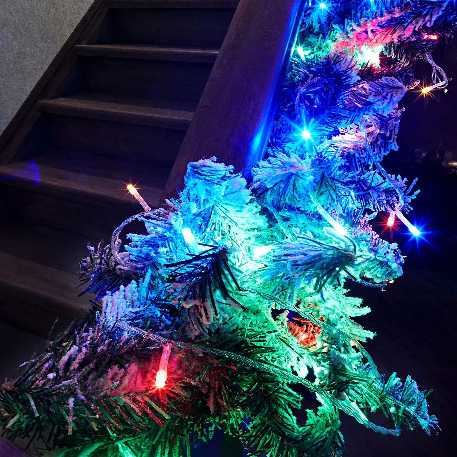 Изображение товара Гирлянда Твинкл Лайт 15 м с 120 LED разноцветный светодиодный контроллер