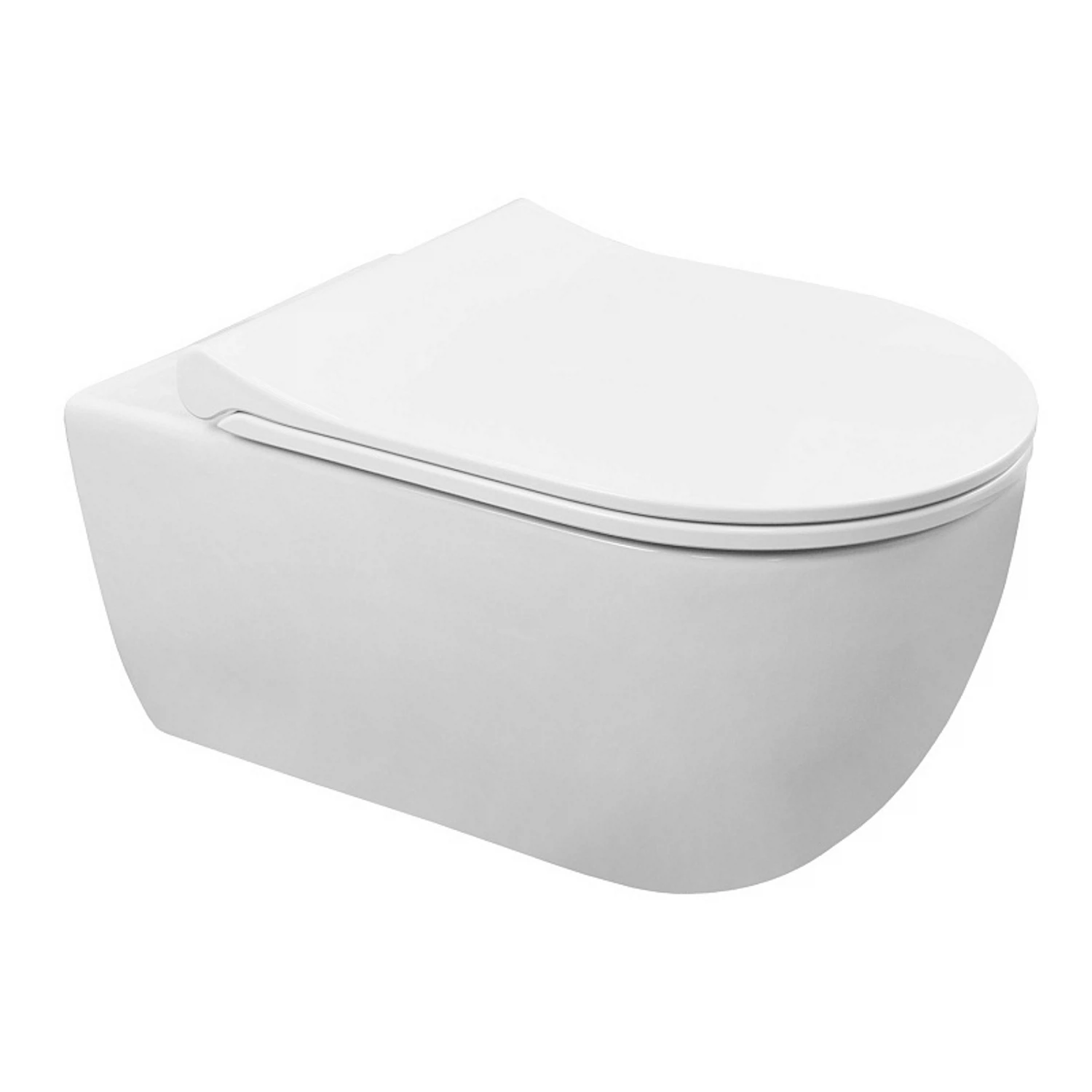 Изображение товара Унитаз подвесной безободковый с быстросъемным сиденьем микролифт Azario Ferio 87565