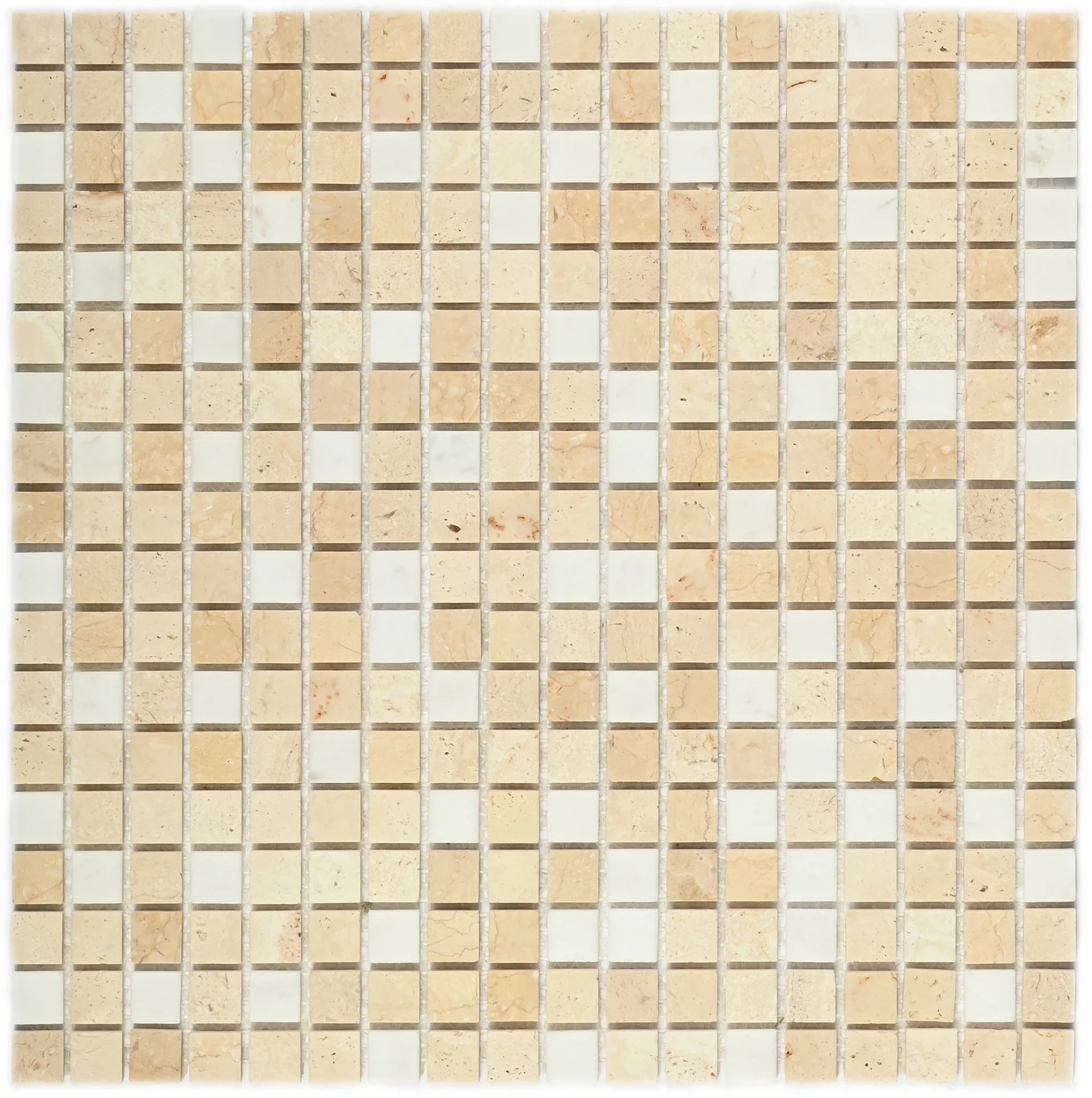 Изображение товара Каменная мозаика Geos 1,5х1,5 см для стен натуральный камень Польша