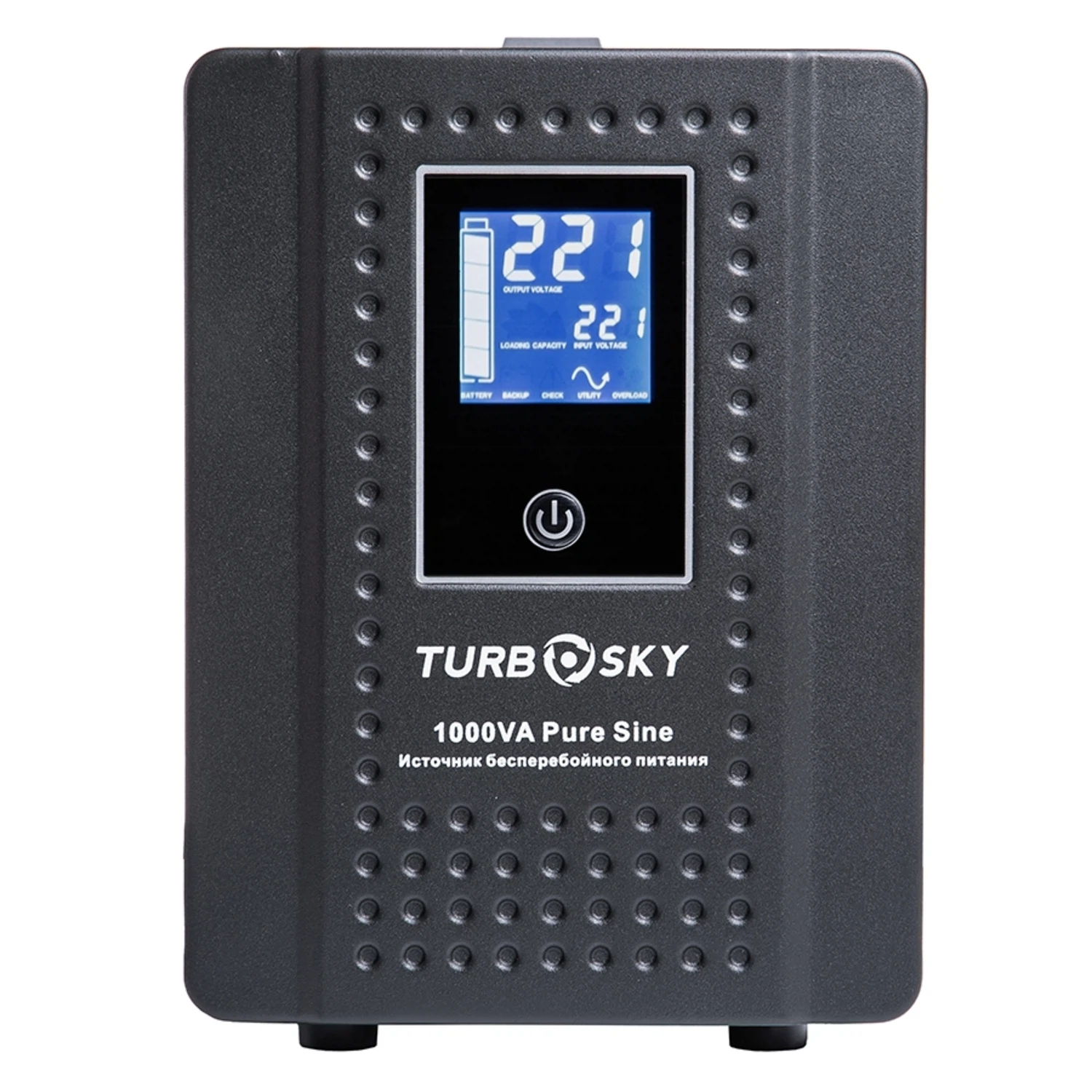 Изображение товара Источник бесперебойного питания Turbosky 1000VA Pure Sine с чистым синусоидом