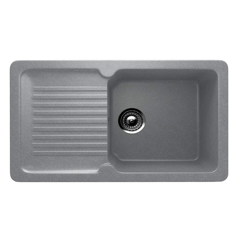 Изображение товара Ulgran U-506-342 кухонная мойка графит, прямоугольная, врезная