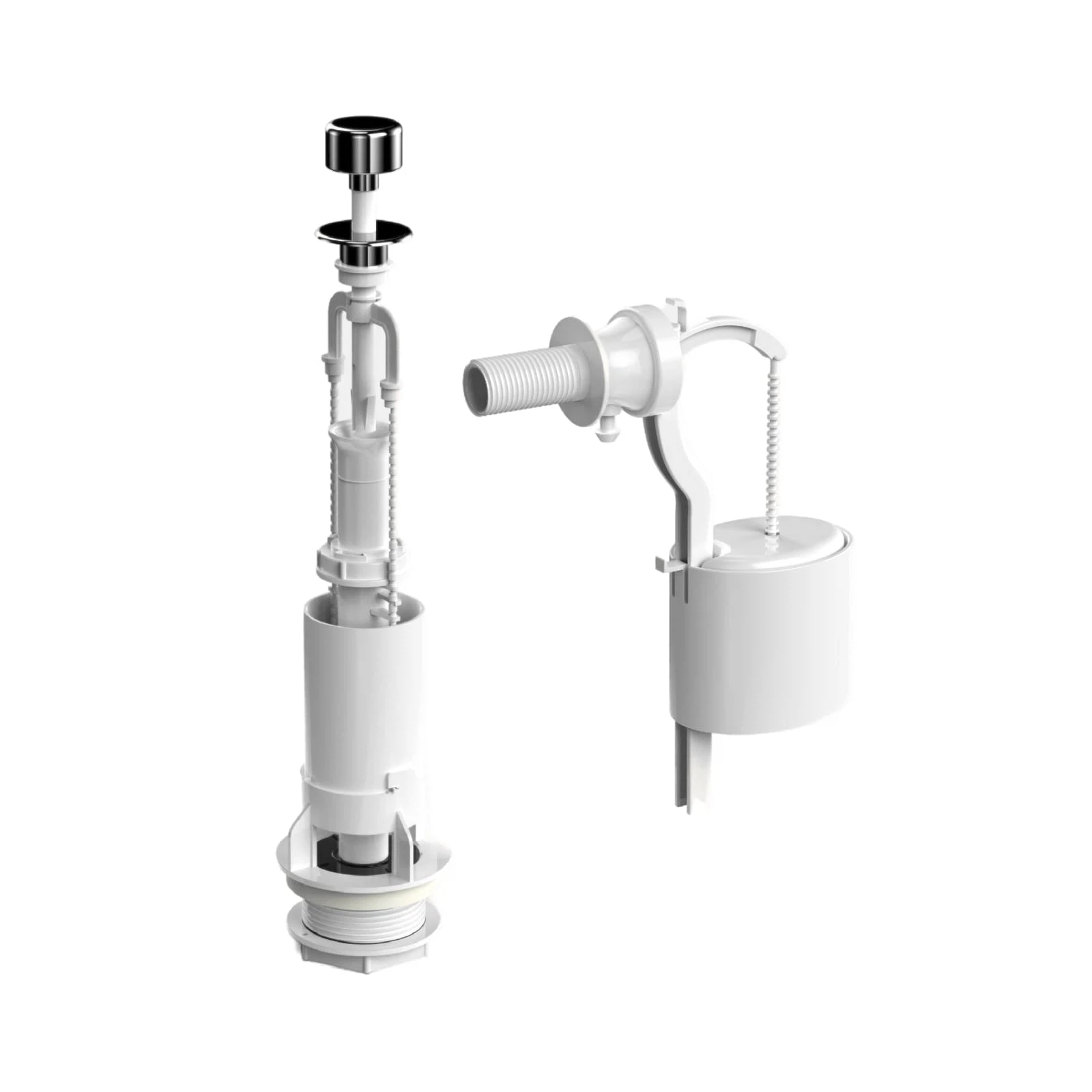 Изображение товара Комплект арматуры BERGES Eko 02 шток, боковой клапан