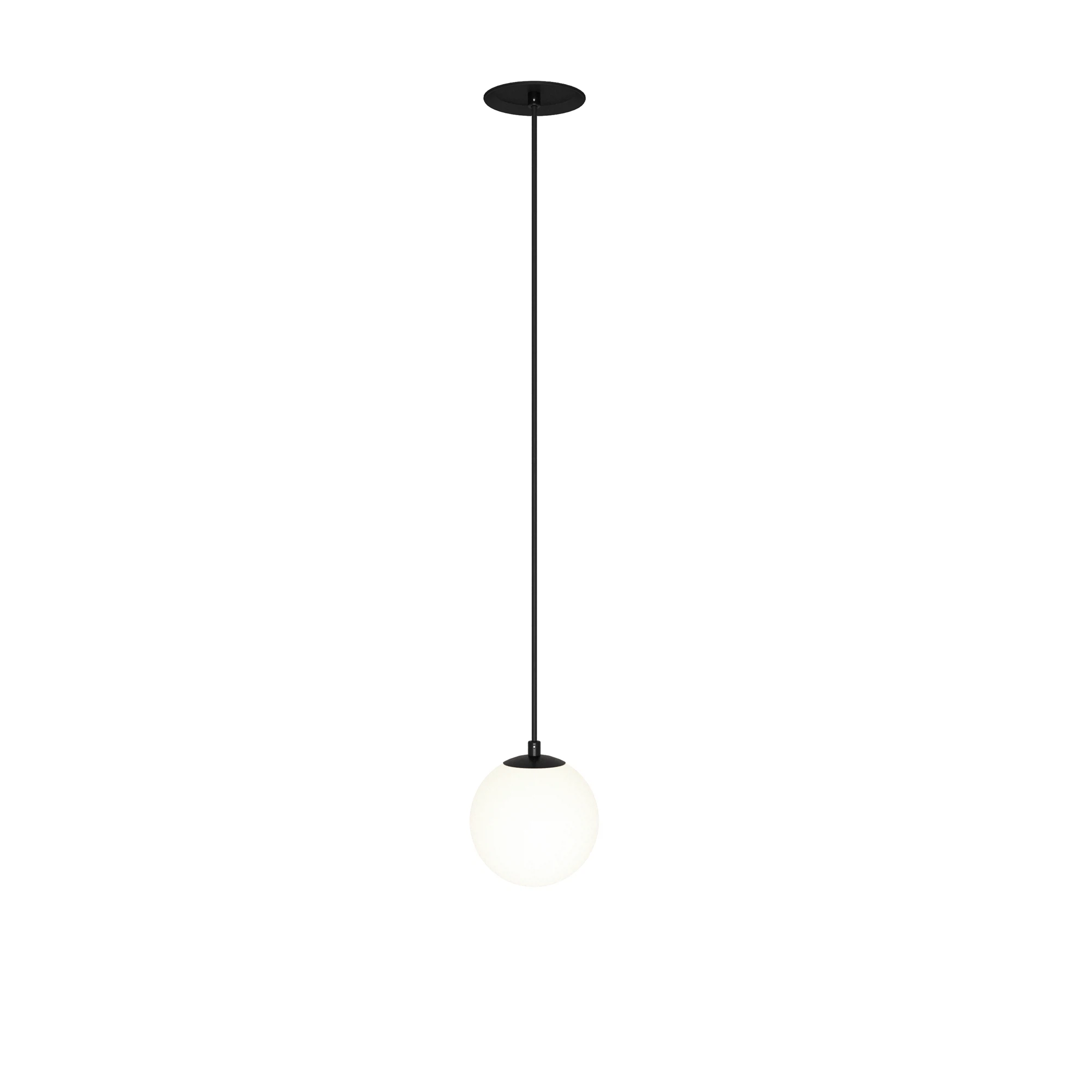 Изображение товара Подвесной светильник Maytoni Technical Luna P039PL-5W4K-10INS-B Черно-белый 4000К (встраиваемый)