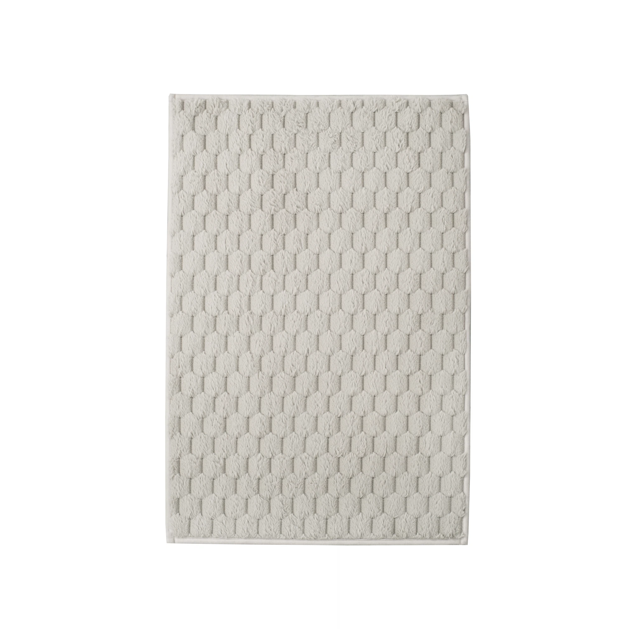 Изображение товара Коврик для ванной комнаты HONEY GREY 70x120 см жемчужно-серый микрофибра