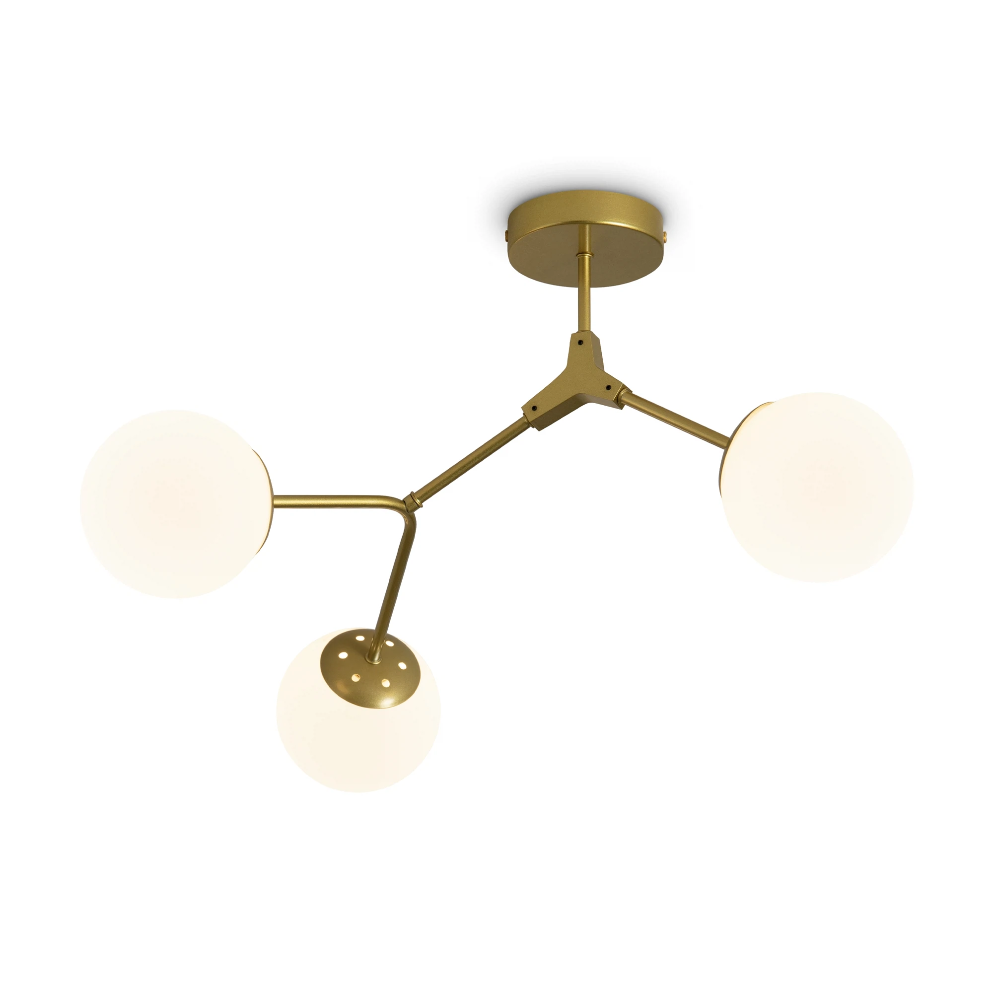 Изображение товара Люстра Freya Skip FR5497PL-03G золотая скандинавский дизайн 3E27 15Вт потолочная