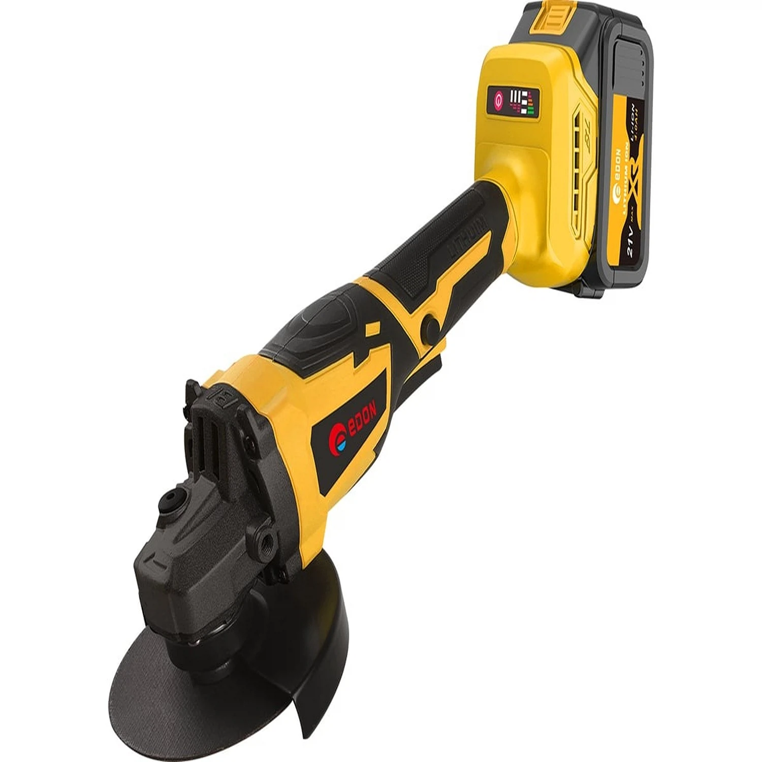 Изображение товара Угловая шлифовальная машина Edon AAG-21/125BL с аккумулятором 21В