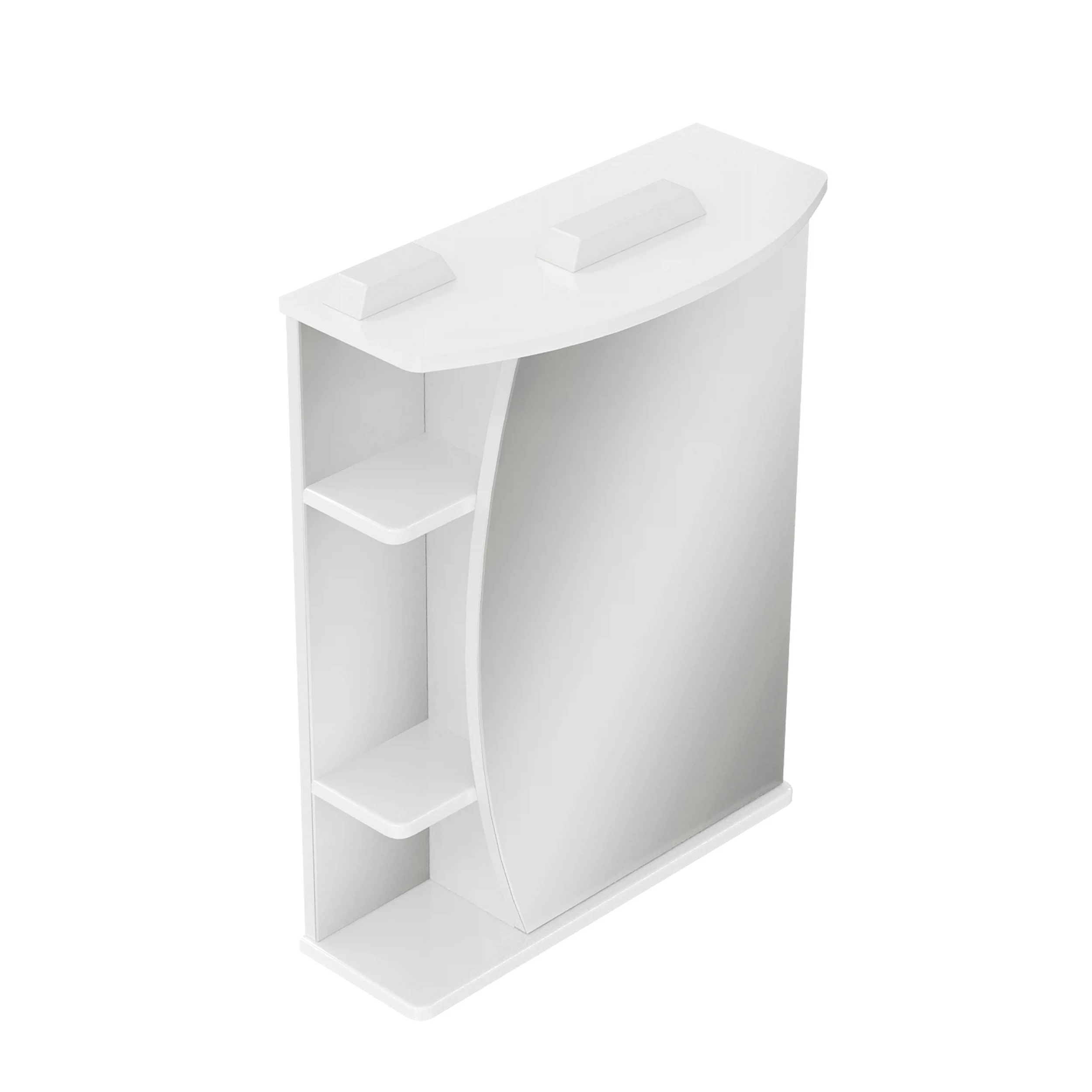 Изображение товара Шкаф-зеркало Onika Луна 60 белый с подсветкой для ванной