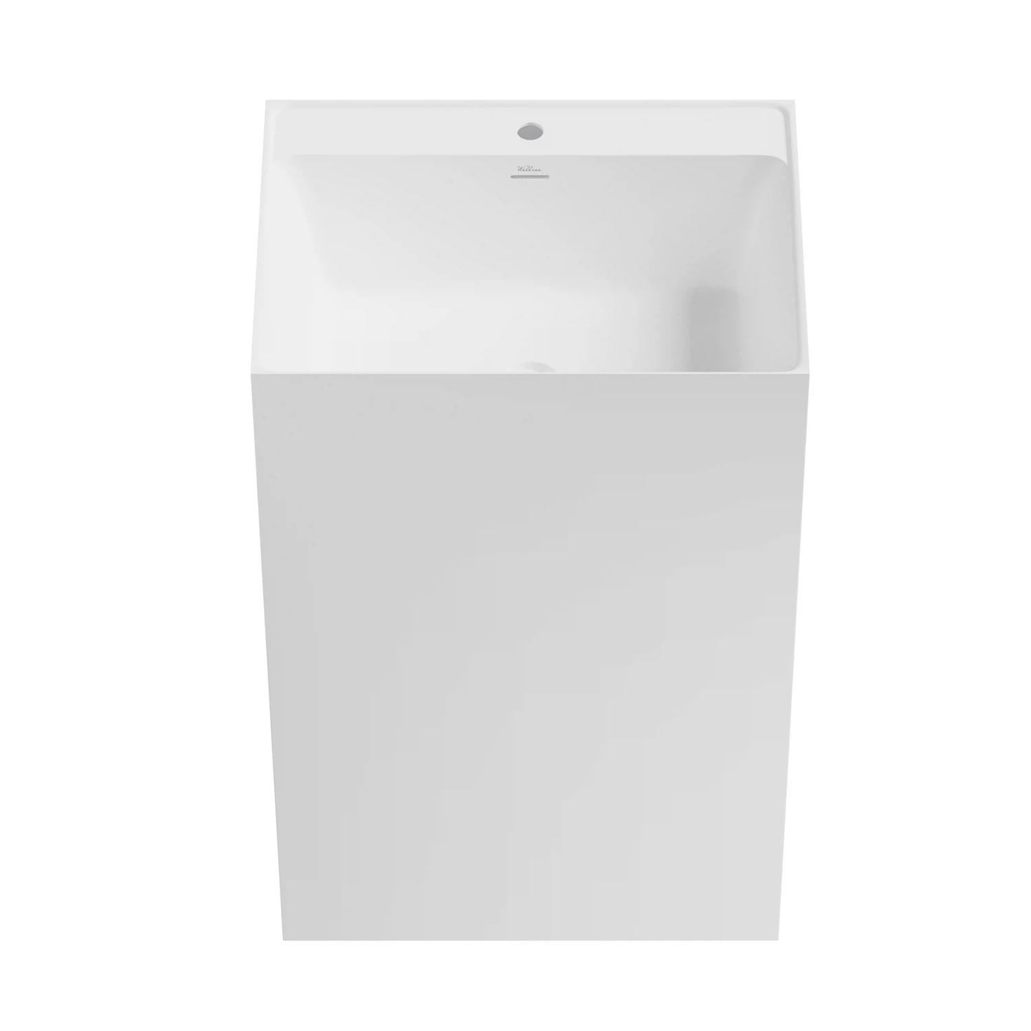 Изображение товара Напольная раковина Wellsee Doux белая 70х50х85 см акрил моющаяся гидрофобная