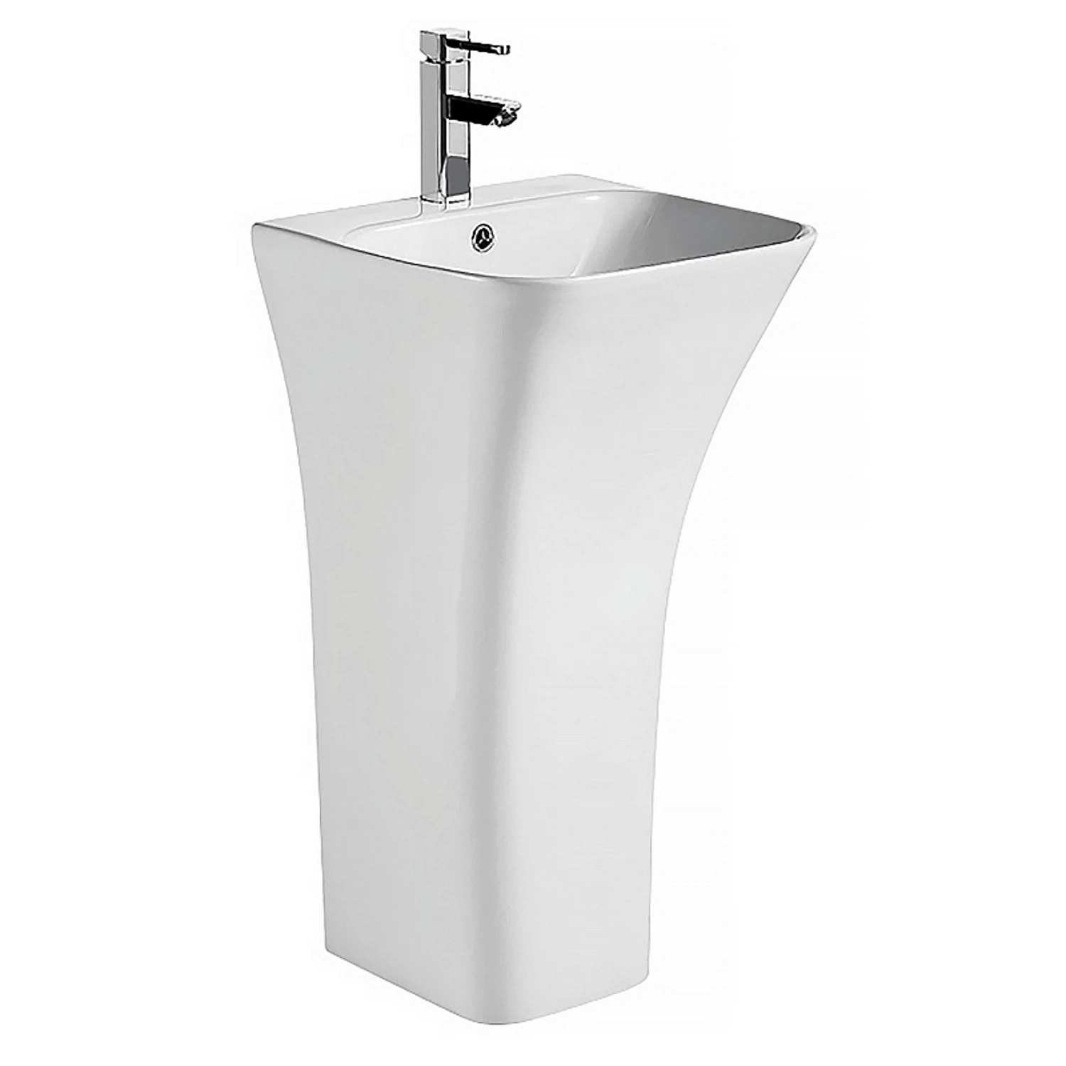 Изображение товара Раковина напольная Azario Fretta Square 45х43.5 см AZ-315 для ванной комнаты