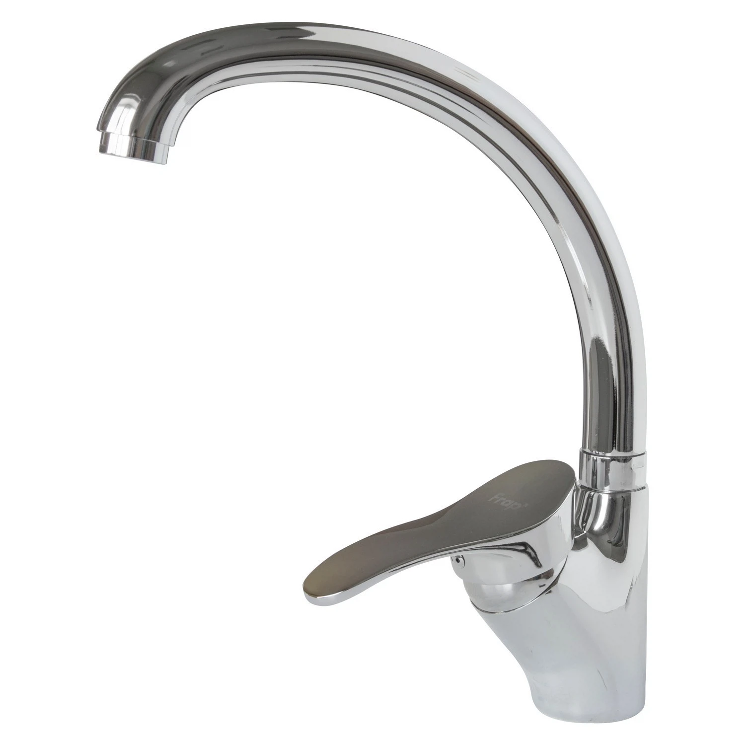 Изображение товара Рычажный кухонный смеситель Frap H01 хром с длинным изливом и поворотным механизмом