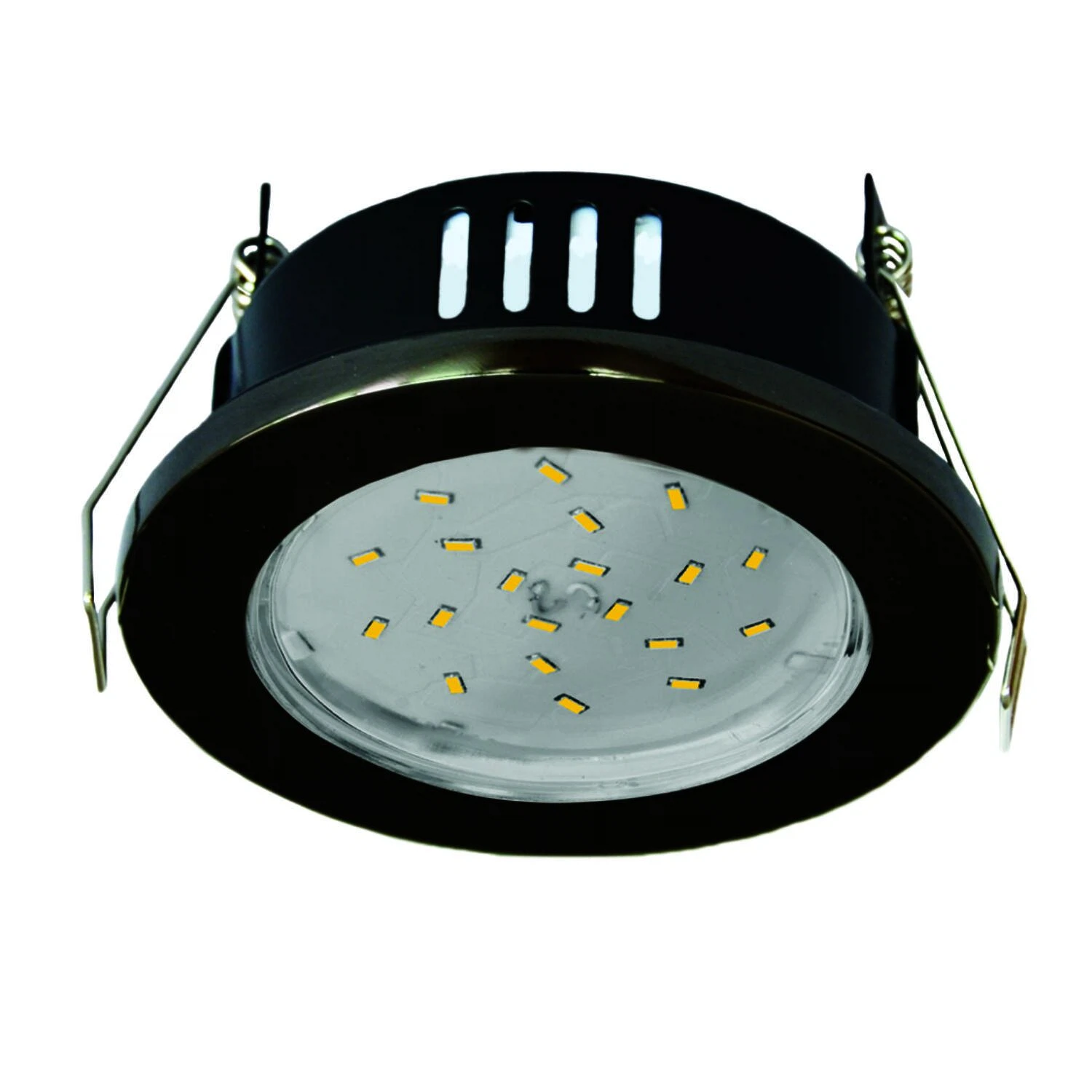 Изображение товара Встраиваемый светильник Ecola GX53 H9 IP65 черный хром 98х55