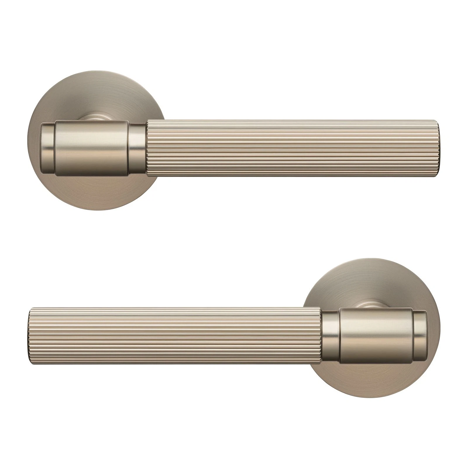 Изображение товара ALLUR ART COLLECTION "ESTETA" MSN (53180) итал. матовый никель Комплект ручек (20)