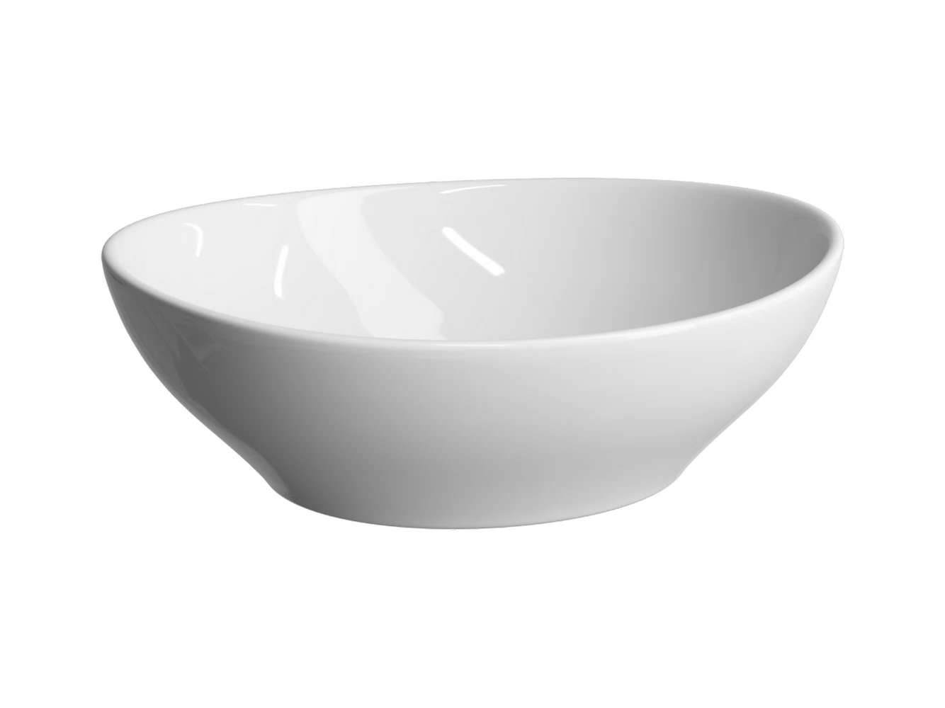 Изображение товара Умывальник овальный накладной Element 405x330x140 мм Ceramica Nova