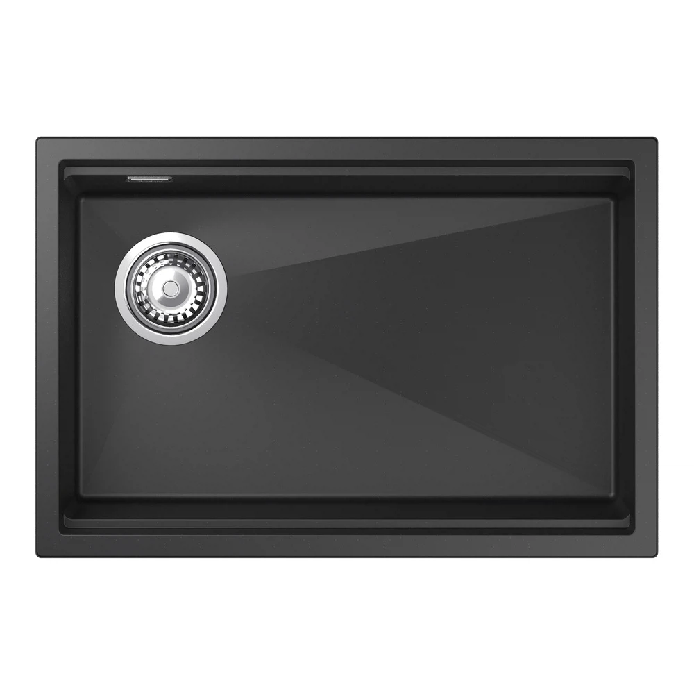 Изображение товара Кухонная мойка Rivelato LINO LN-654-L черный, кварц