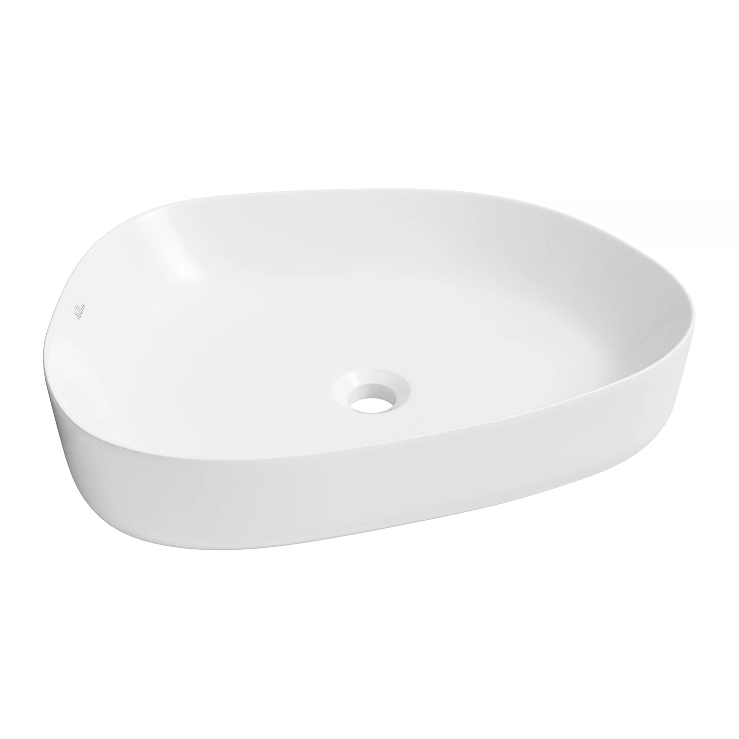 Изображение товара Накладная раковина Wellsee Belle Spa 3.0, асимметричная, 55х40 см