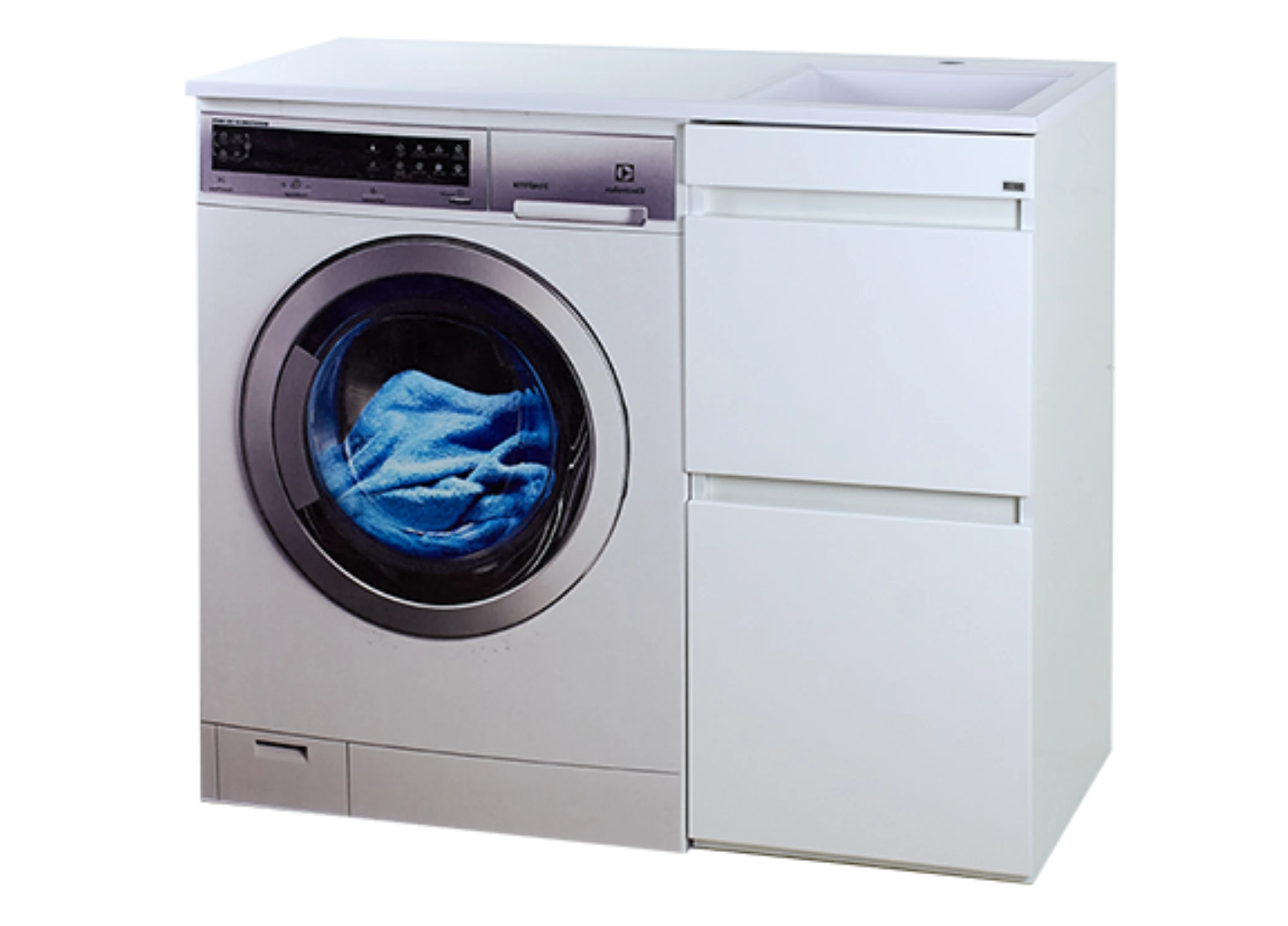 Изображение товара Тумба под раковину Misty Фостер 40 с раковиной Литьевой Мрамор белая 390x474 мм