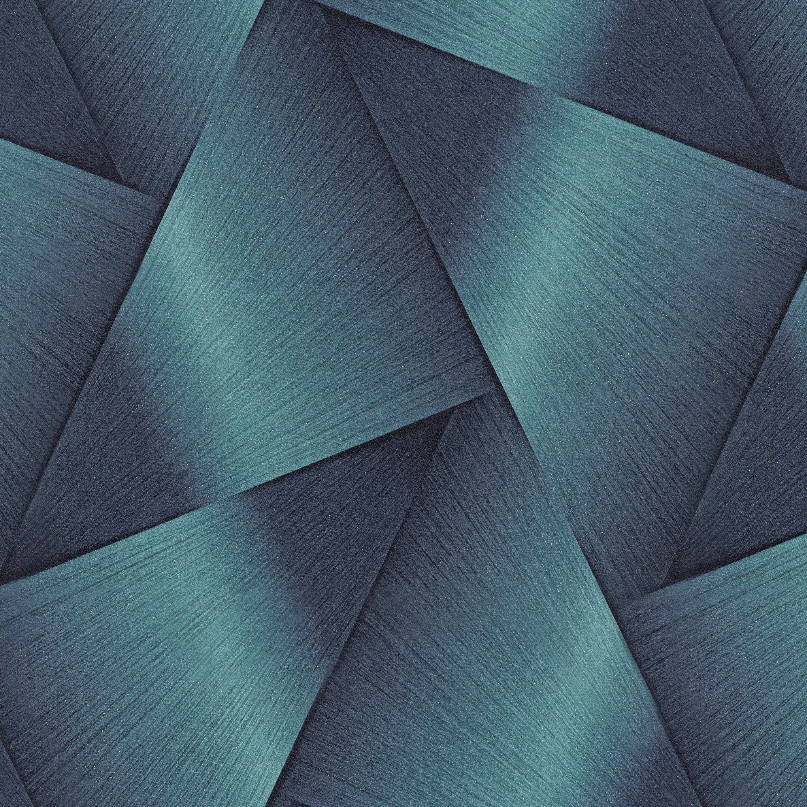 Изображение товара Обои флизелиновые Halo Euro Decor синий 1,06x10,05м винил горячего тиснения