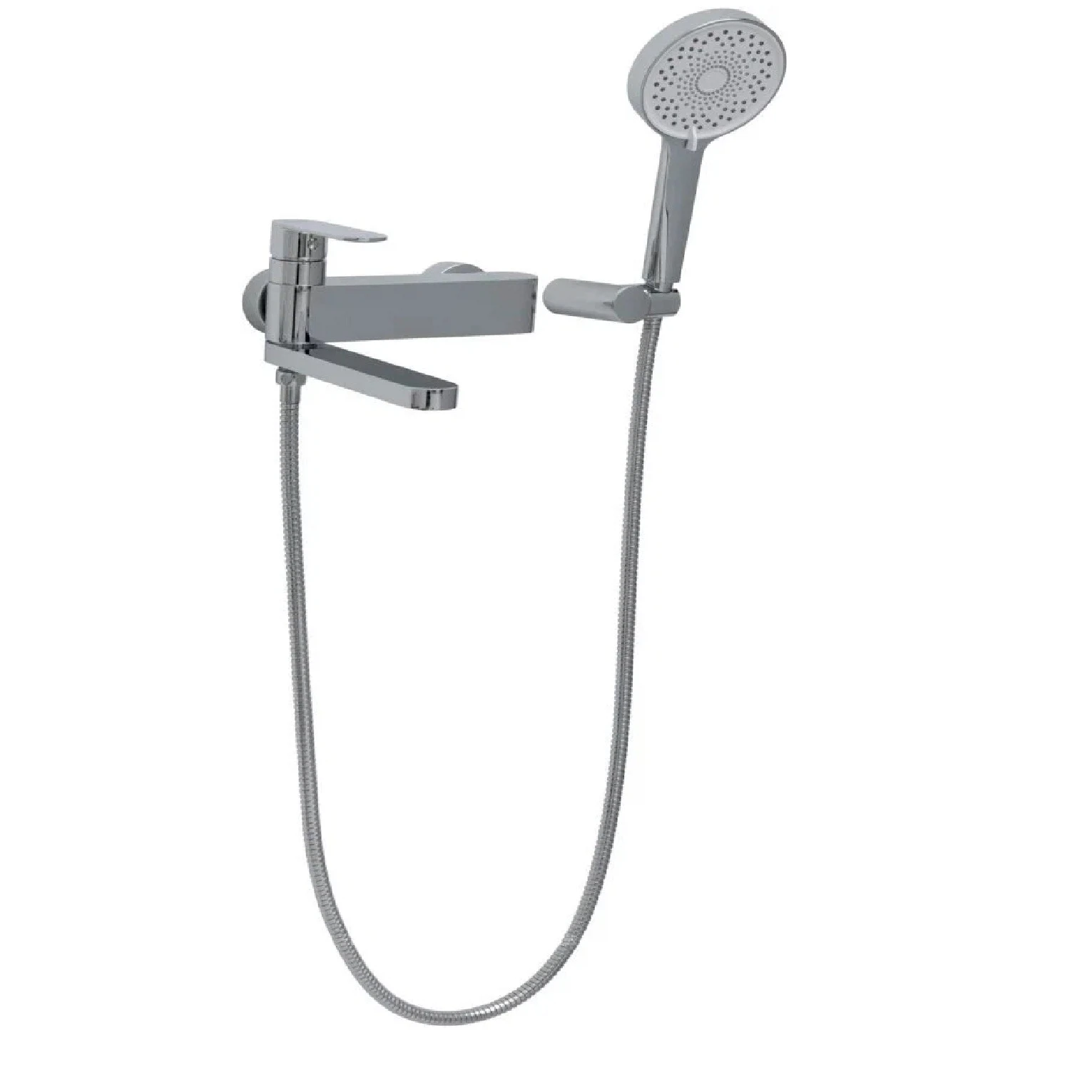 Изображение товара Смеситель Haiba HB61590 с душевым набором, хром, 150 мм межосевое расстояние