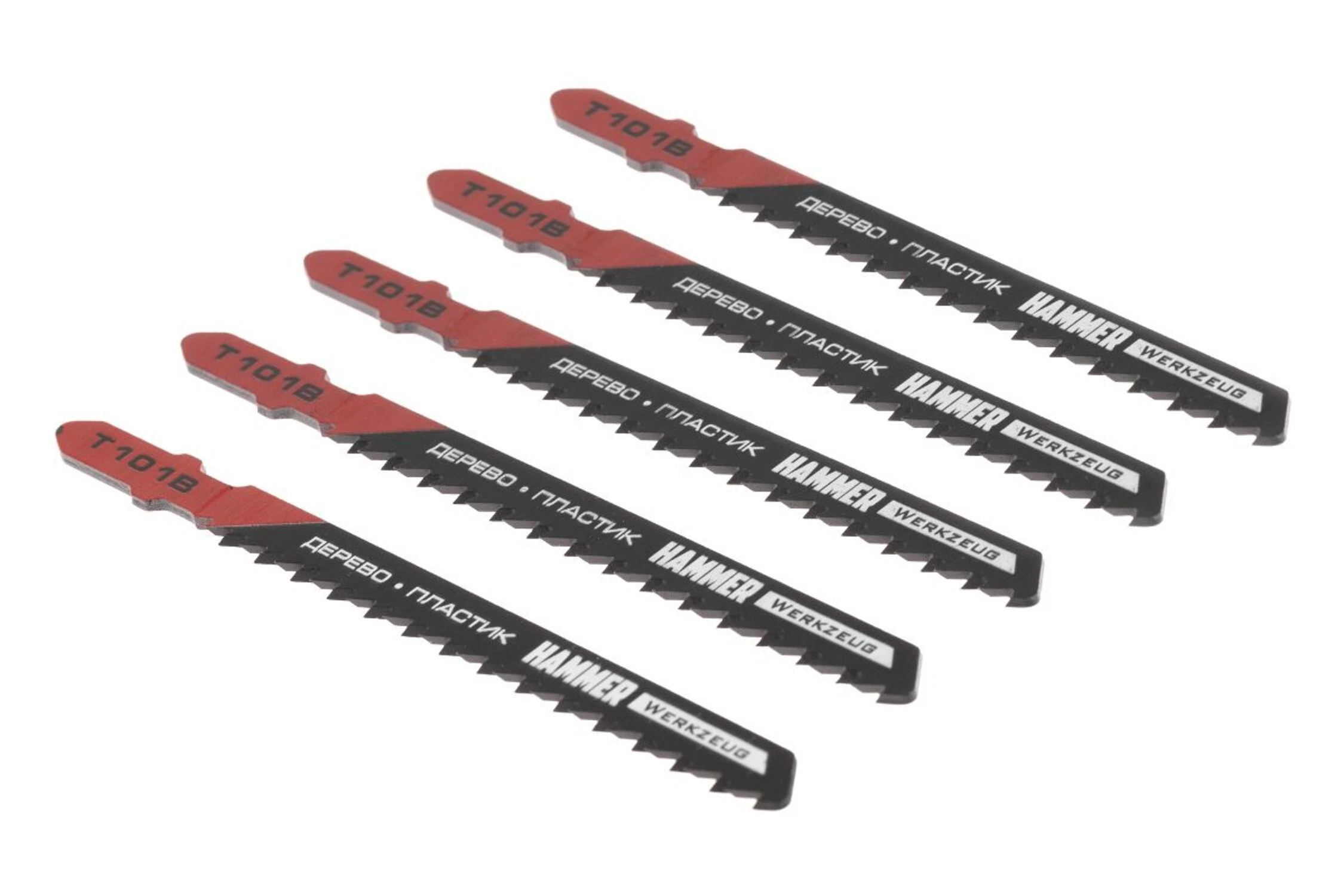 Изображение товара Пилка для лобзика Hammer Flex 204-112 JG WD T101B для дерева и пластика