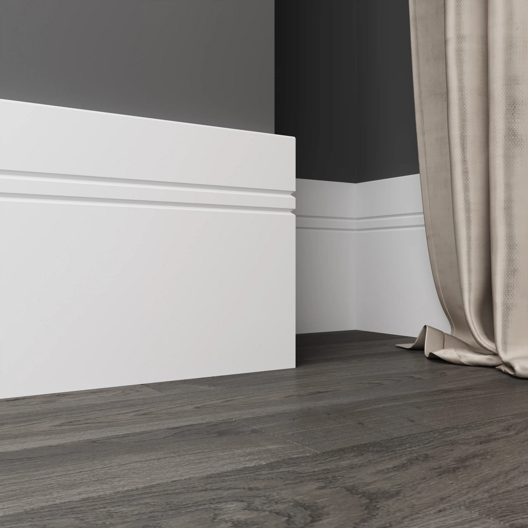 Изображение товара Плинтус Ultrawood Base арт 5902 i 2000 мм для интерьера экологичный