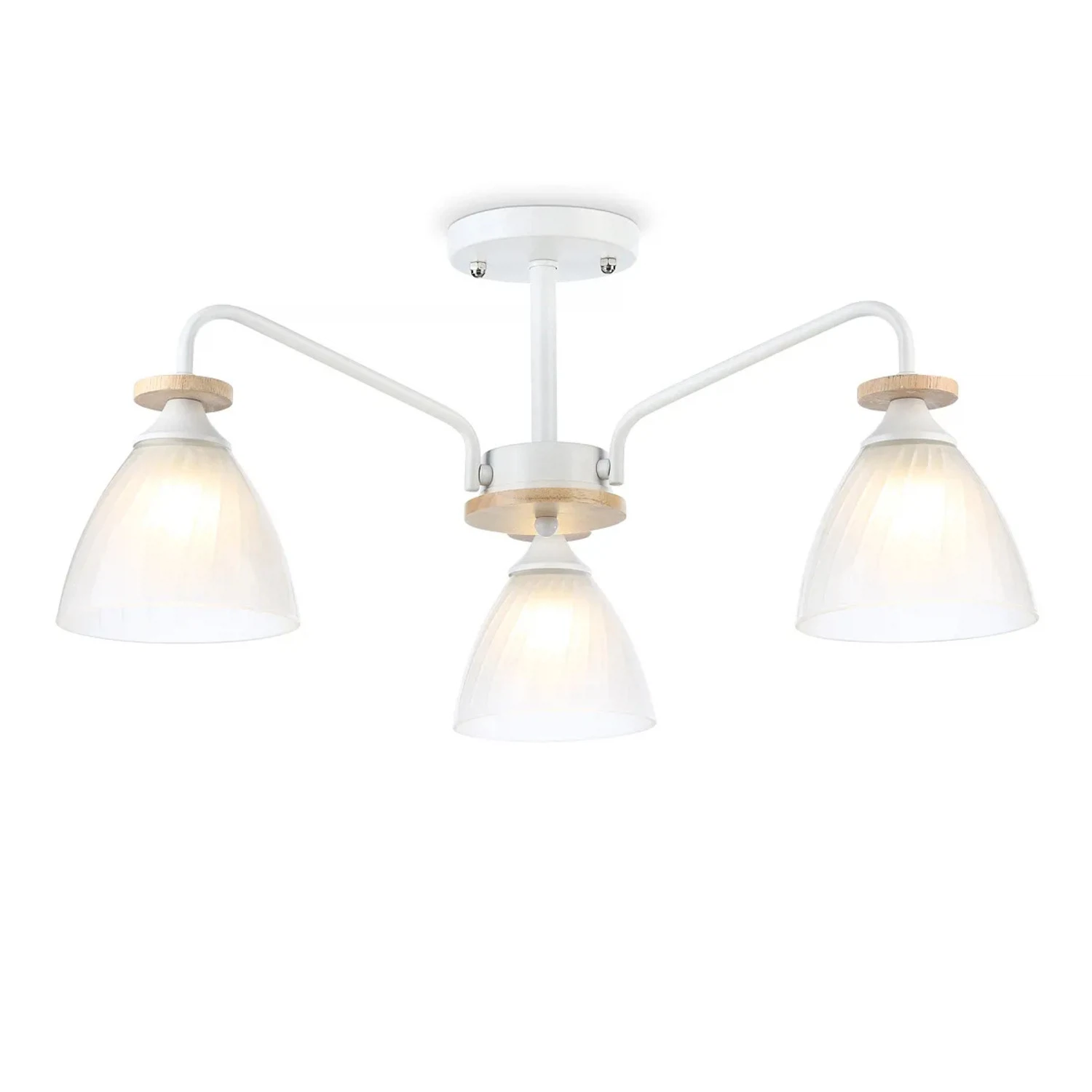 Изображение товара Люстра подвесная TR9562 AMBRELLA LIGHT белый/белый матовый E27/3 max 40W D620*250 Изображение товара Люстра подвесная TR9562 AMBRELLA LIGHT белый/белый матовый E27/3 max 40W D620*250