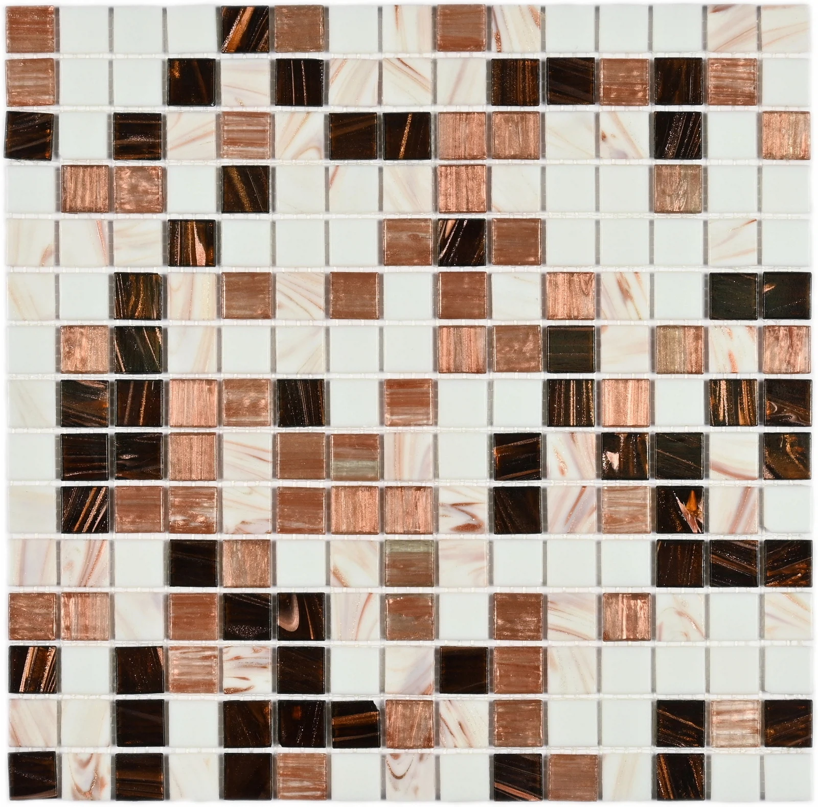 Изображение товара Мозаика ACTIVE бежевый 32,7*32,7 см стеклянная для стен и пола