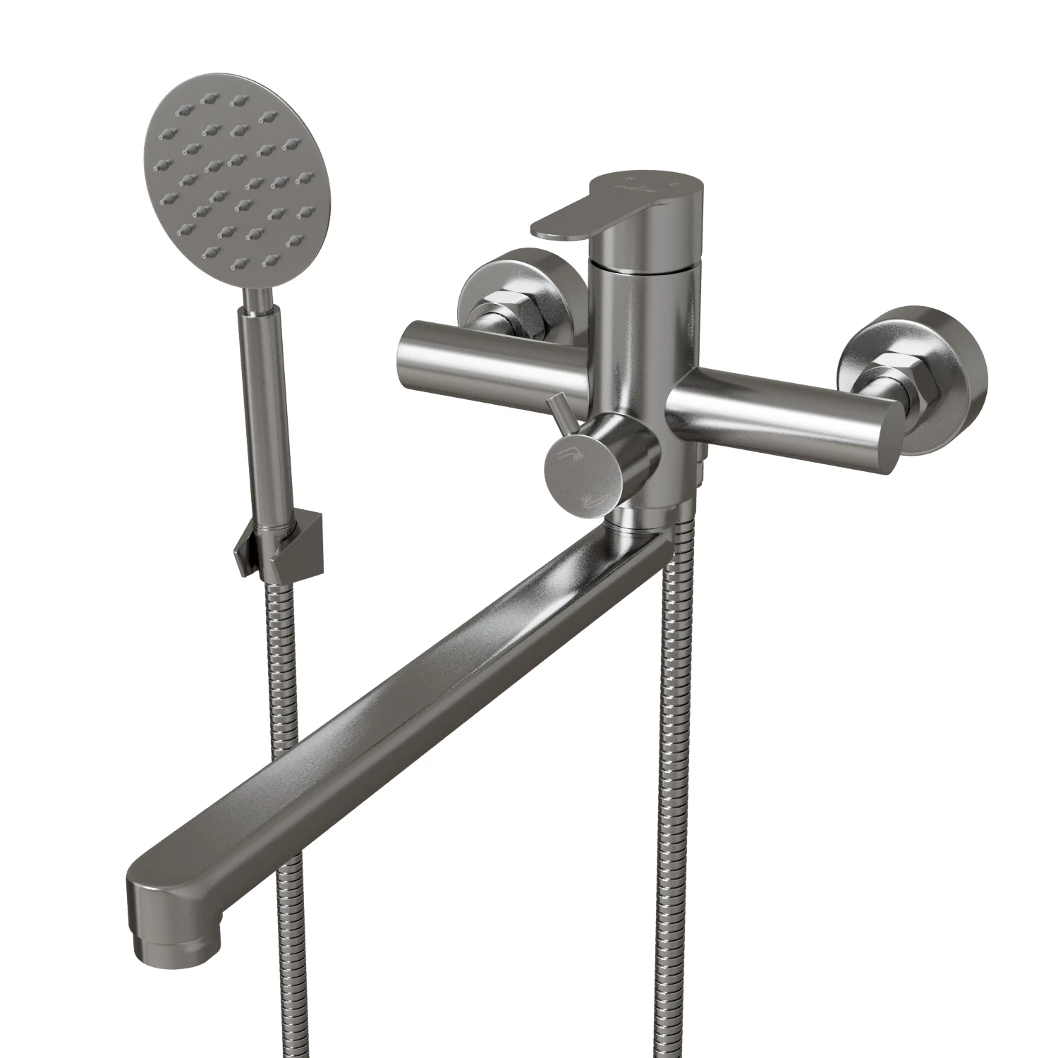 Изображение товара Смеситель для ванны и раковины 35k MIXLINE MLSS32-02 Stainless хром