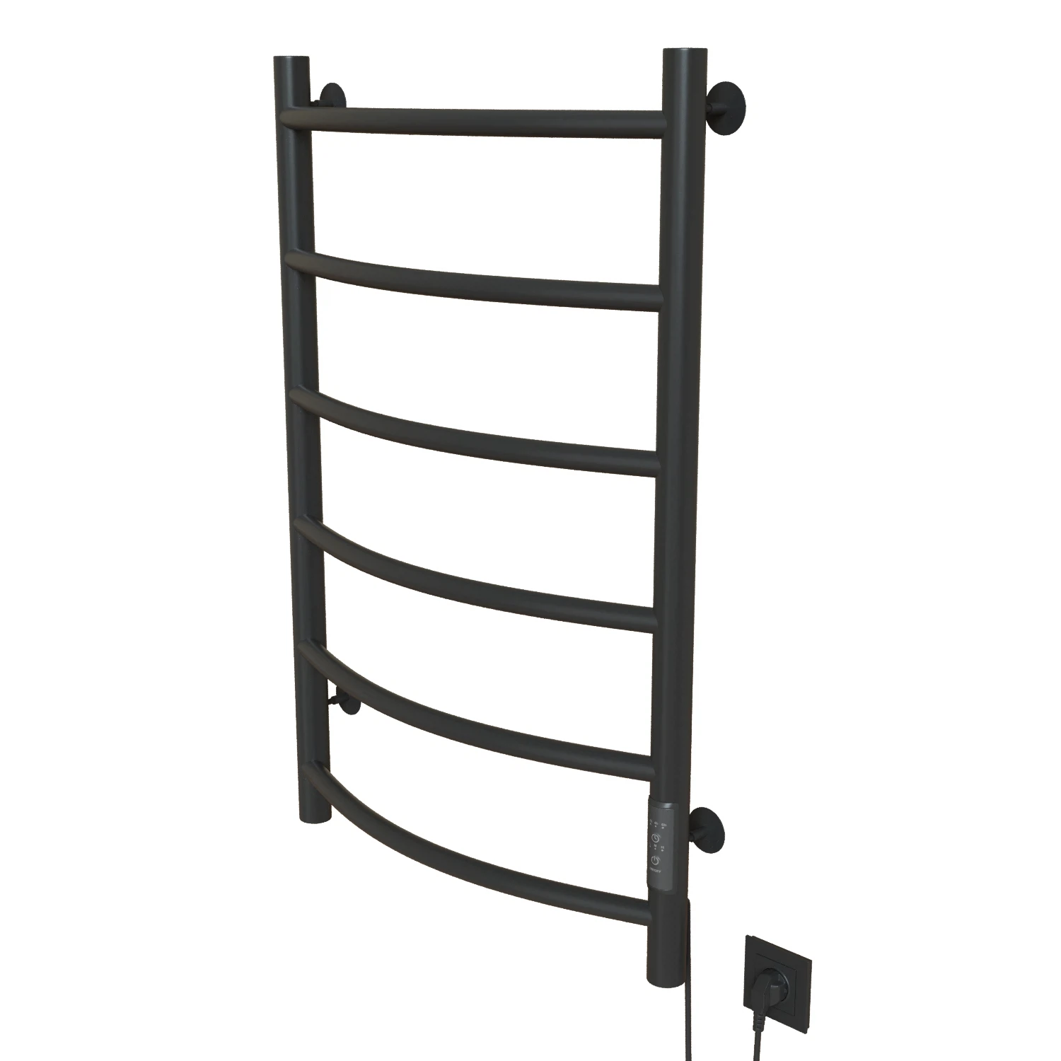 Изображение товара Электрический полотенцесушитель MIXLINE CAPELLA 80х50 с таймером мощностью 253 Вт