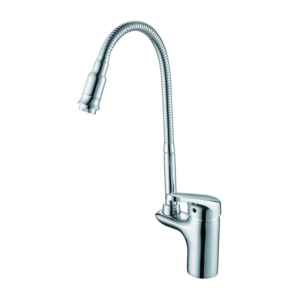 Изображение товара Смеситель для кухни с гибким изливом D-Lin D155460-Q, хром