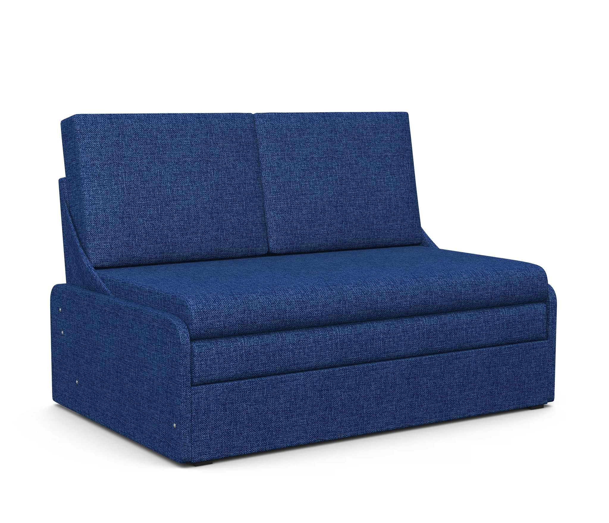 Изображение товара Диван-кровать Уют-2 рогожка синий мебельный стиль комфортный