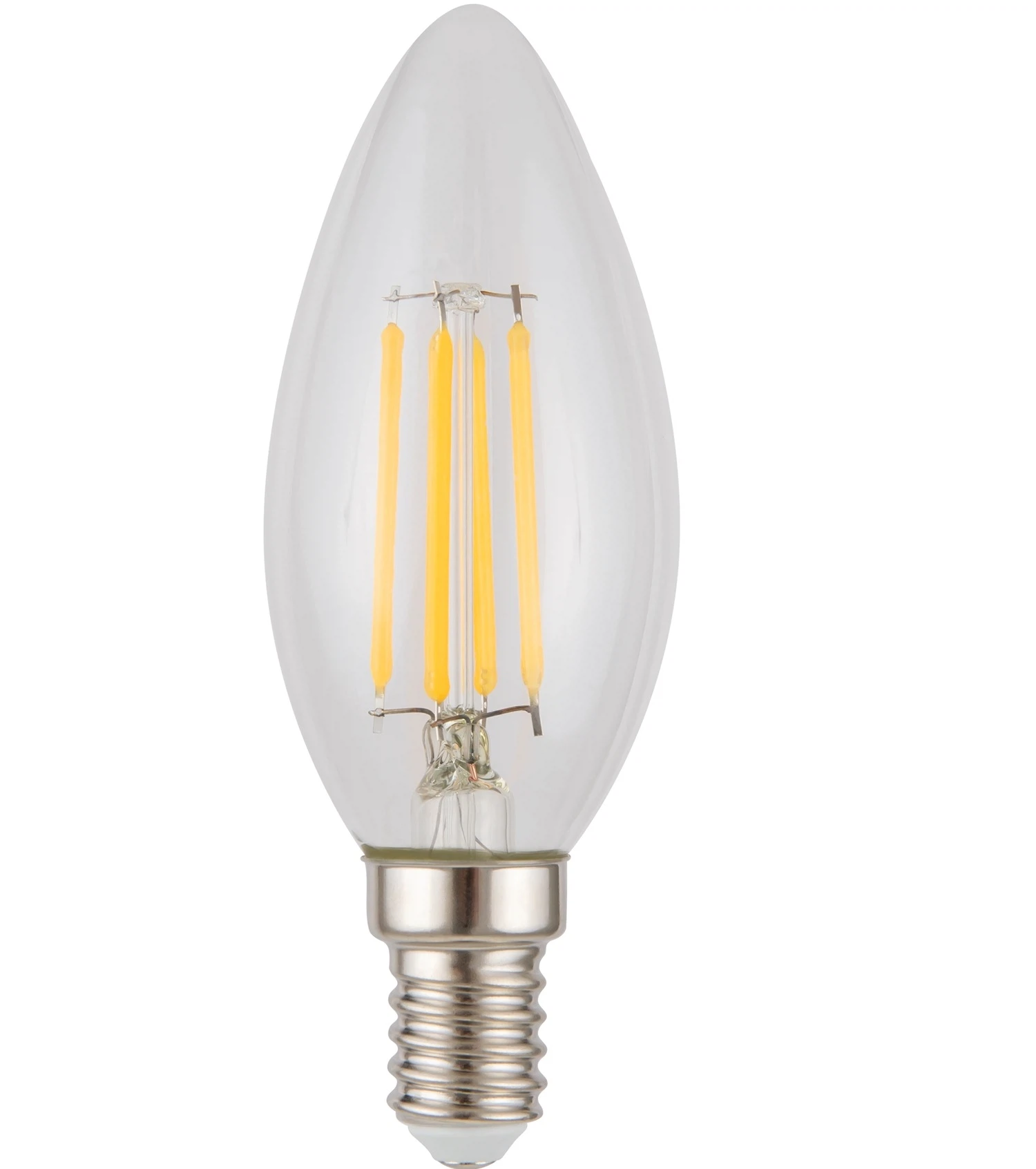 Изображение товара Светодиодная лампа Crystal Candle 5W 4000K E14 DIM для дома и офиса