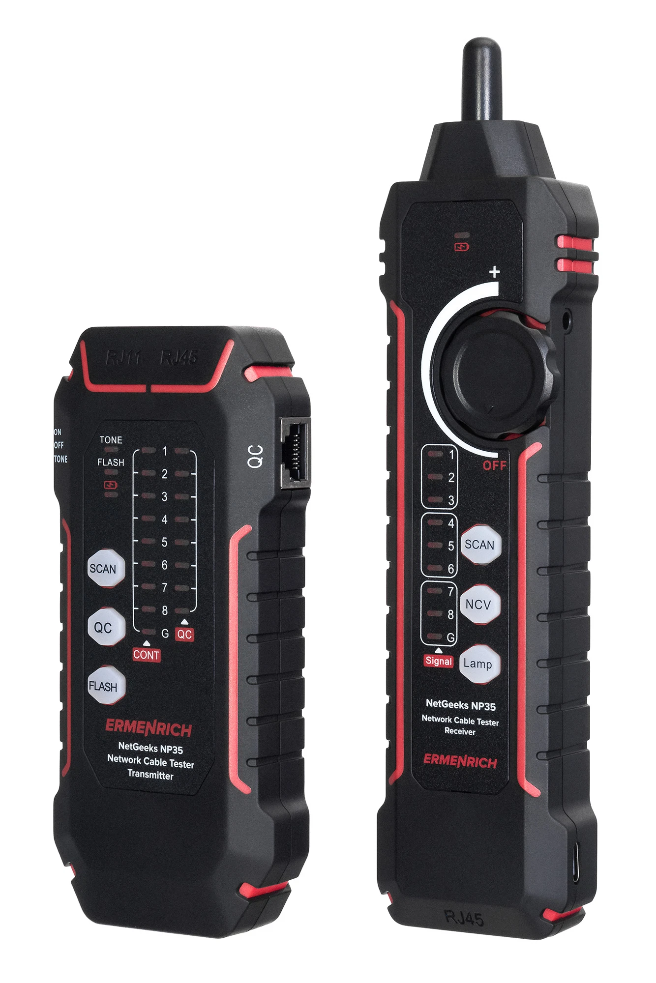 Изображение товара Тестер кабельный Ermenrich NetGeeks NP35