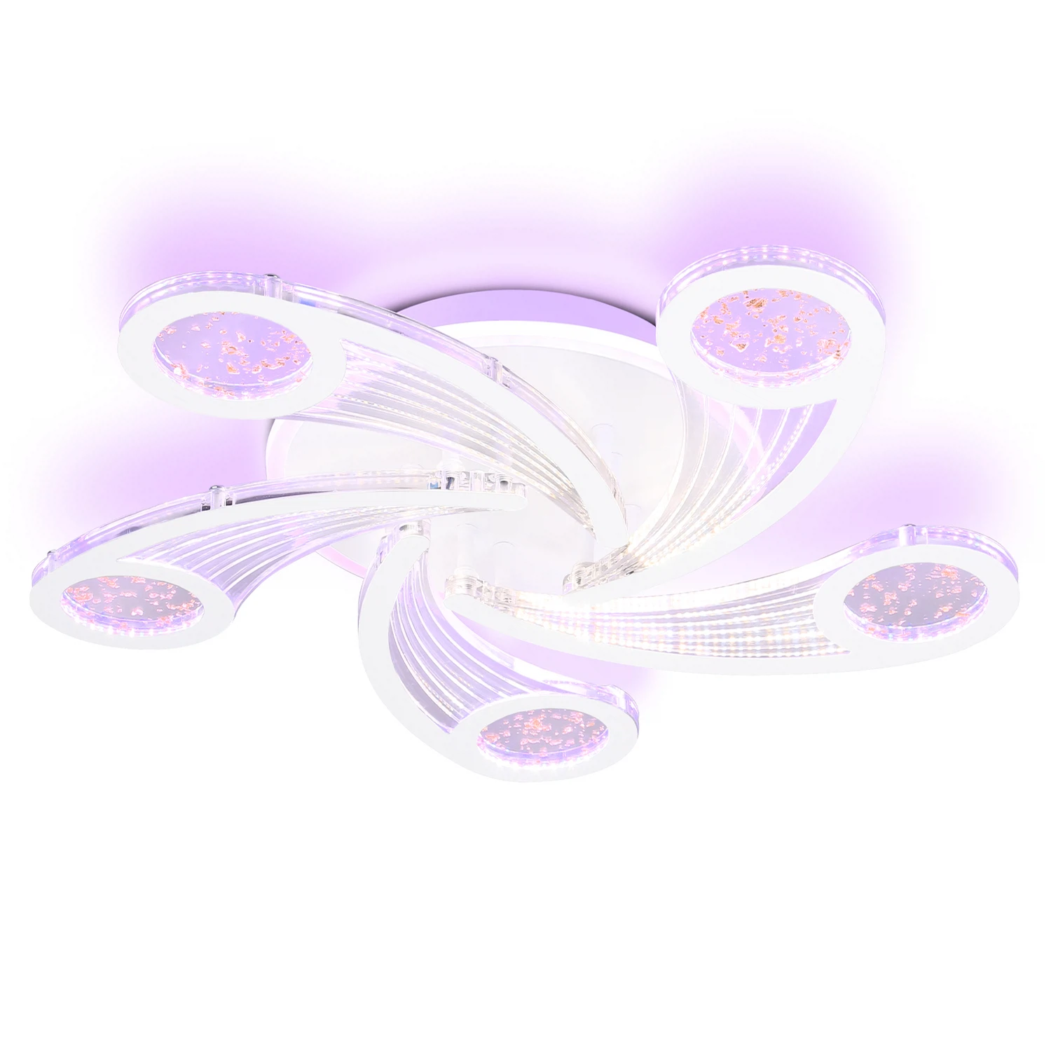 Изображение товара Светильник потолочный светодиодный с пультом FA4476 AMBRELLA LIGHT белый 98W D620*75