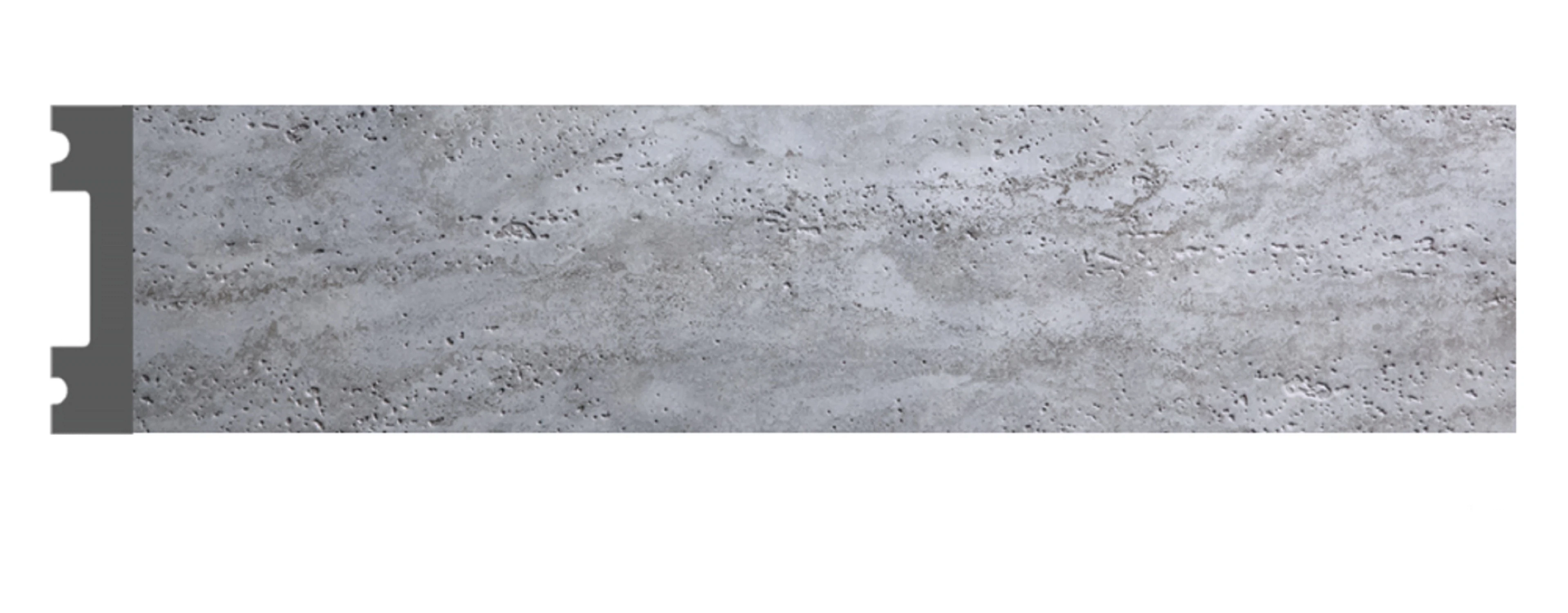 Изображение товара Рейка на стену 41х10х2900 Тёмно-серый декоративный элемент из пенополистирола